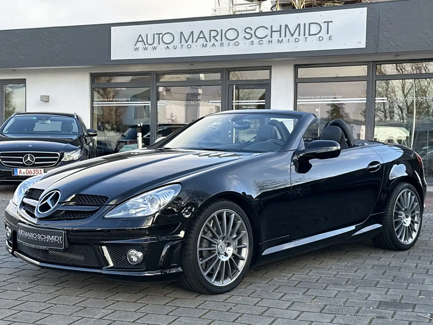 Mercedes-Benz SLK 55 AMG 5,5l V8 Sauger Deutsches FZG*Serviceh Negro - 2