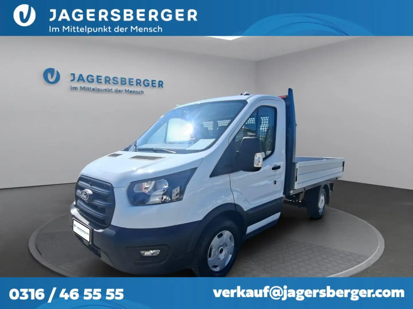 Ford Transit Pritsche 2,0 EcoBlue L2H1 350 Trend Weiß - 1
