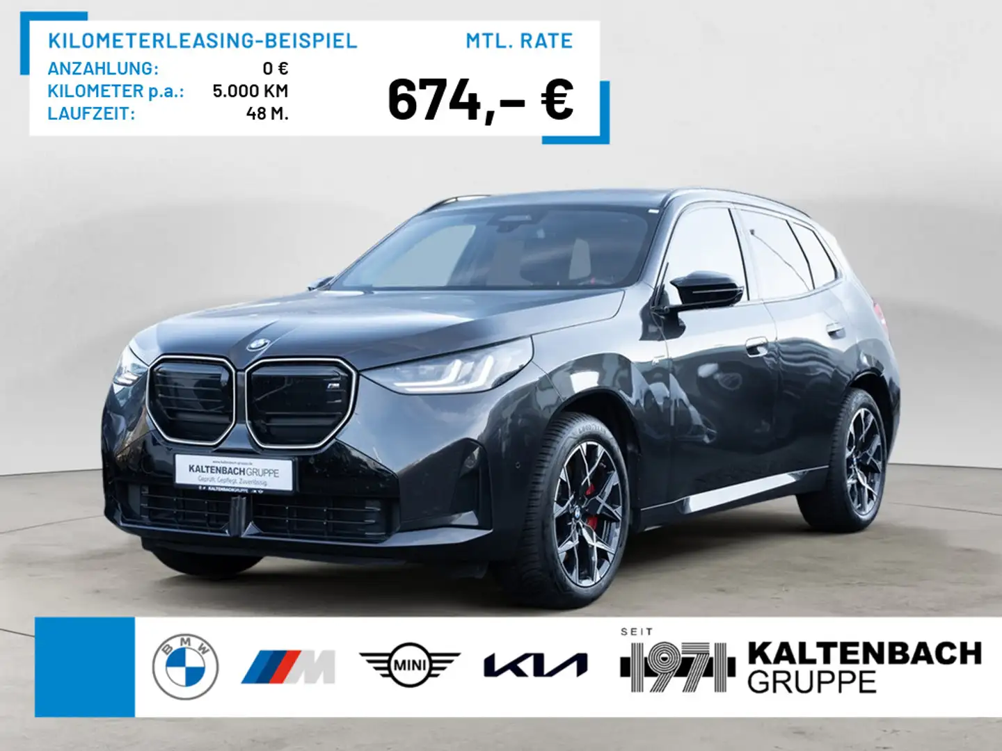 BMW X3 M 50i STANDHZ PANO AHK 360° LED HUD NAVI Gris - 1