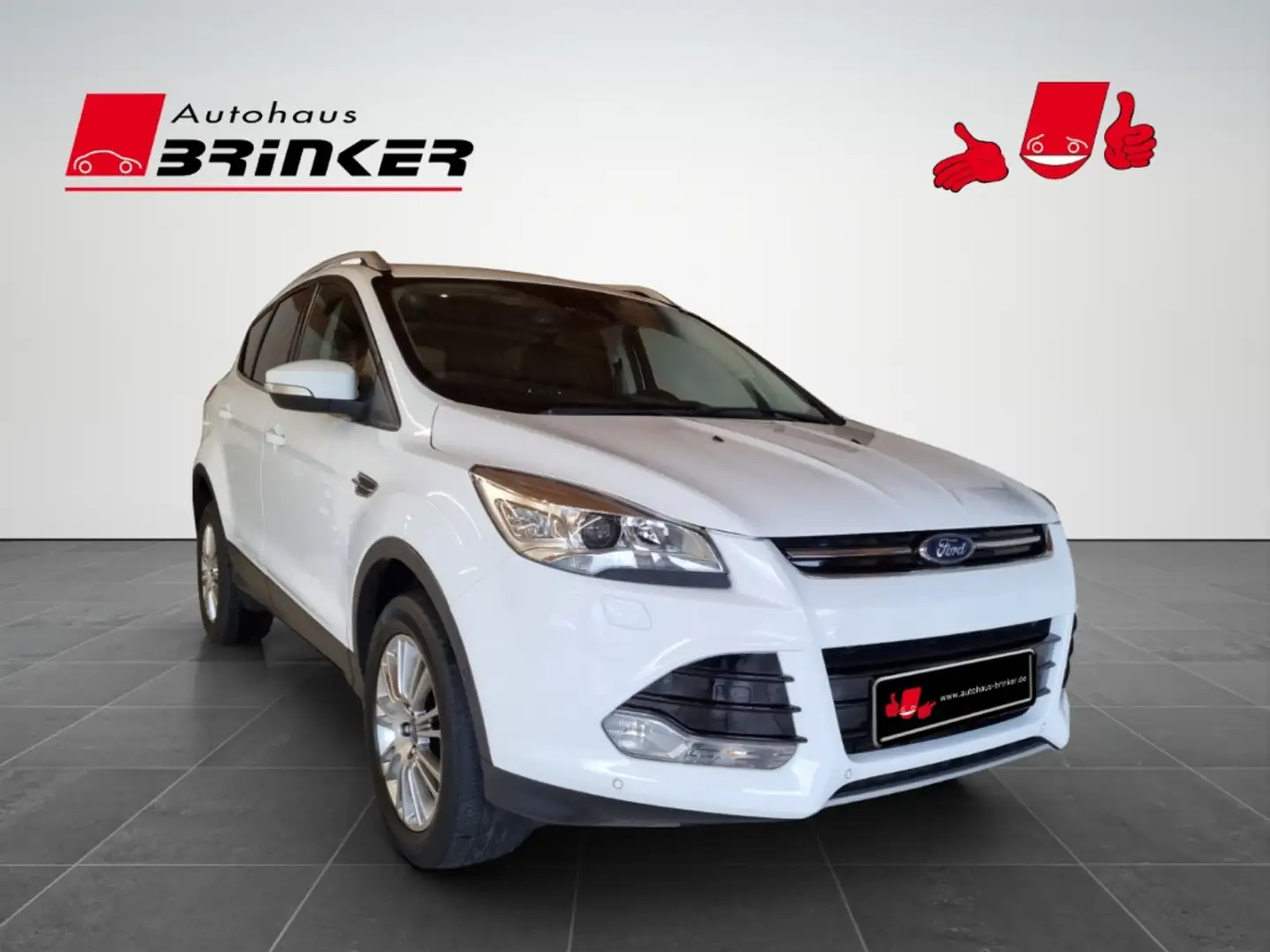 Ford Kuga Titanium 2.0 TDCi Navi Bi-Xenon Mehrzonenklima DAB Weiß - 1