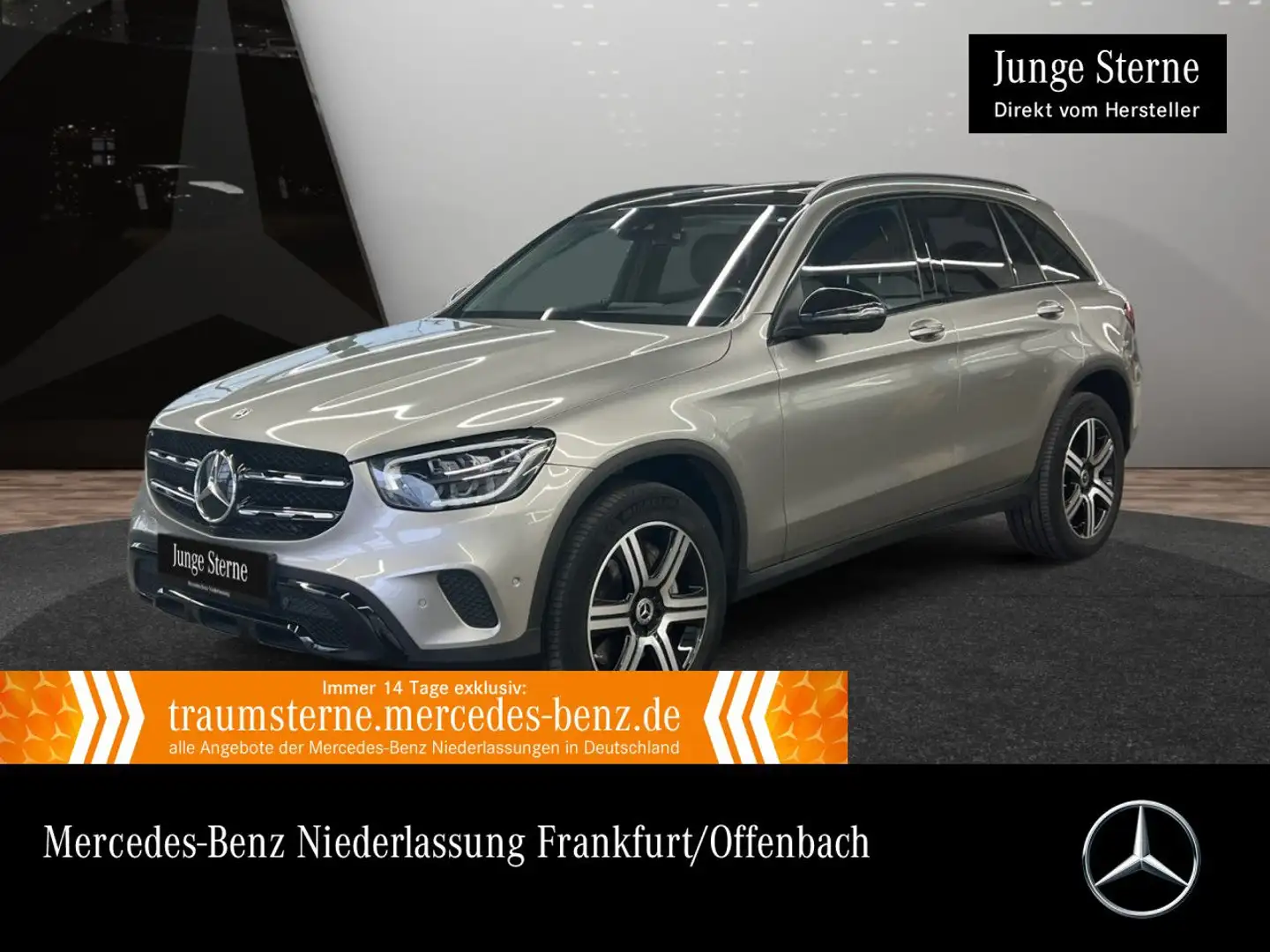 Mercedes-Benz GLC 300 de 4M NIGHT+PANO+360+AHK+LED+SPUR+TOTW+9G Silber - 1