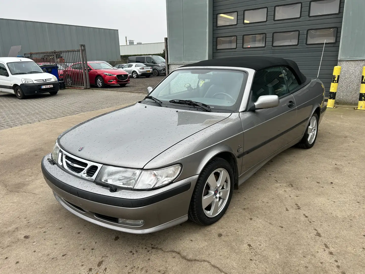 Saab 9-3 Cabriolet 1.8Turbo 110kw werkende wagen zie foto's Grijs - 1