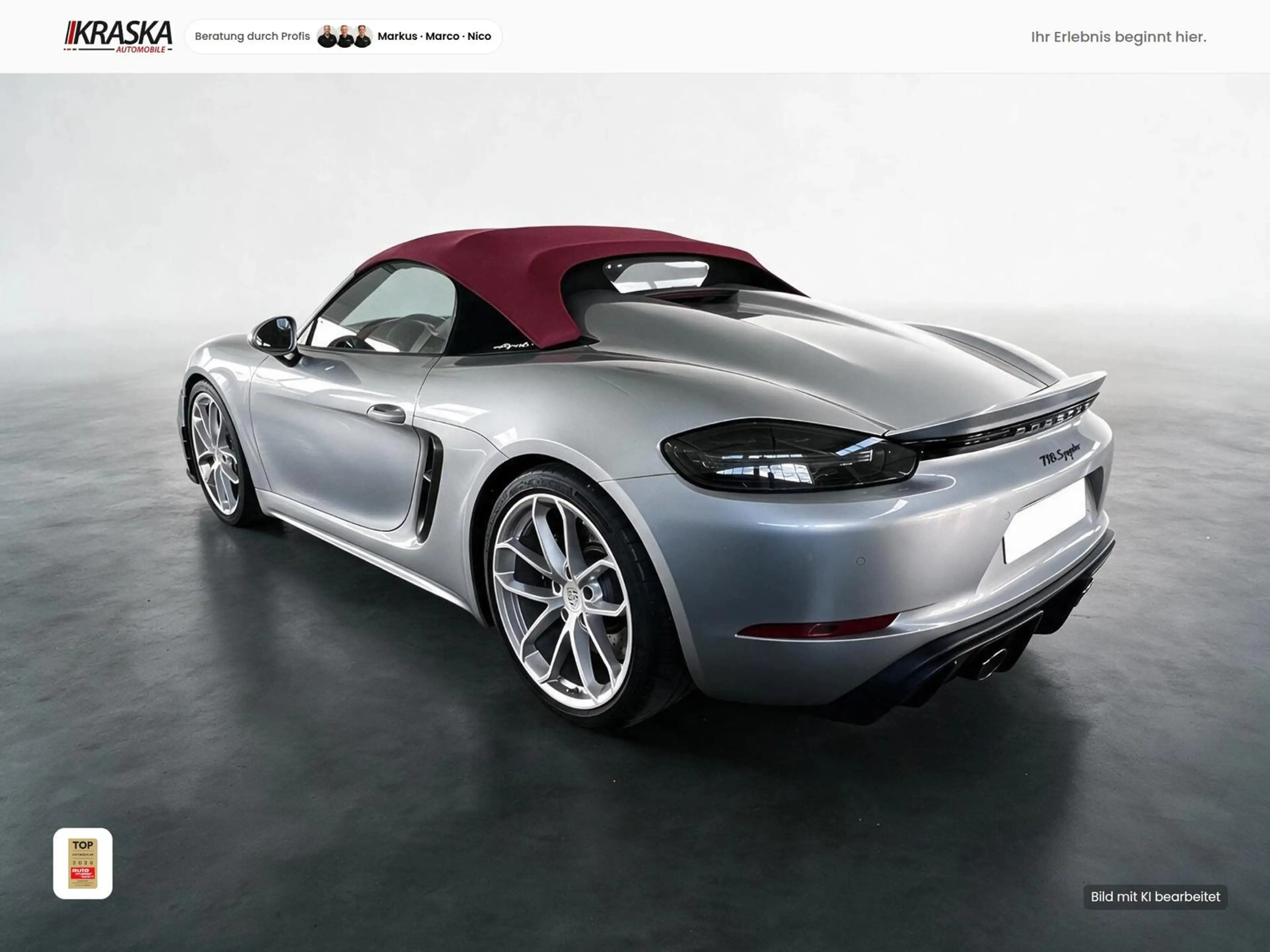 Porsche Boxster 4.0 Spyder VOLLSCHALE - CARPLAY - NAVI — photo 5