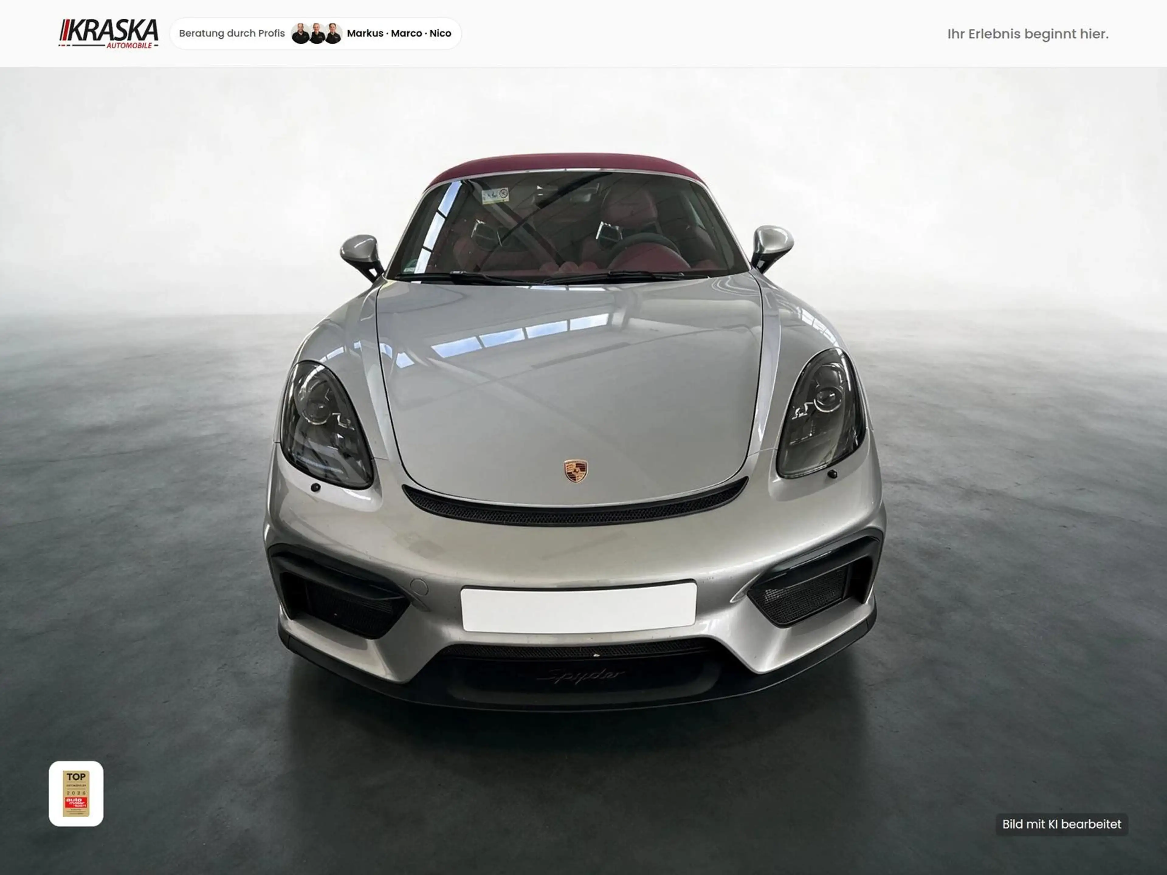 Porsche Boxster 4.0 Spyder VOLLSCHALE - CARPLAY - NAVI — photo 4