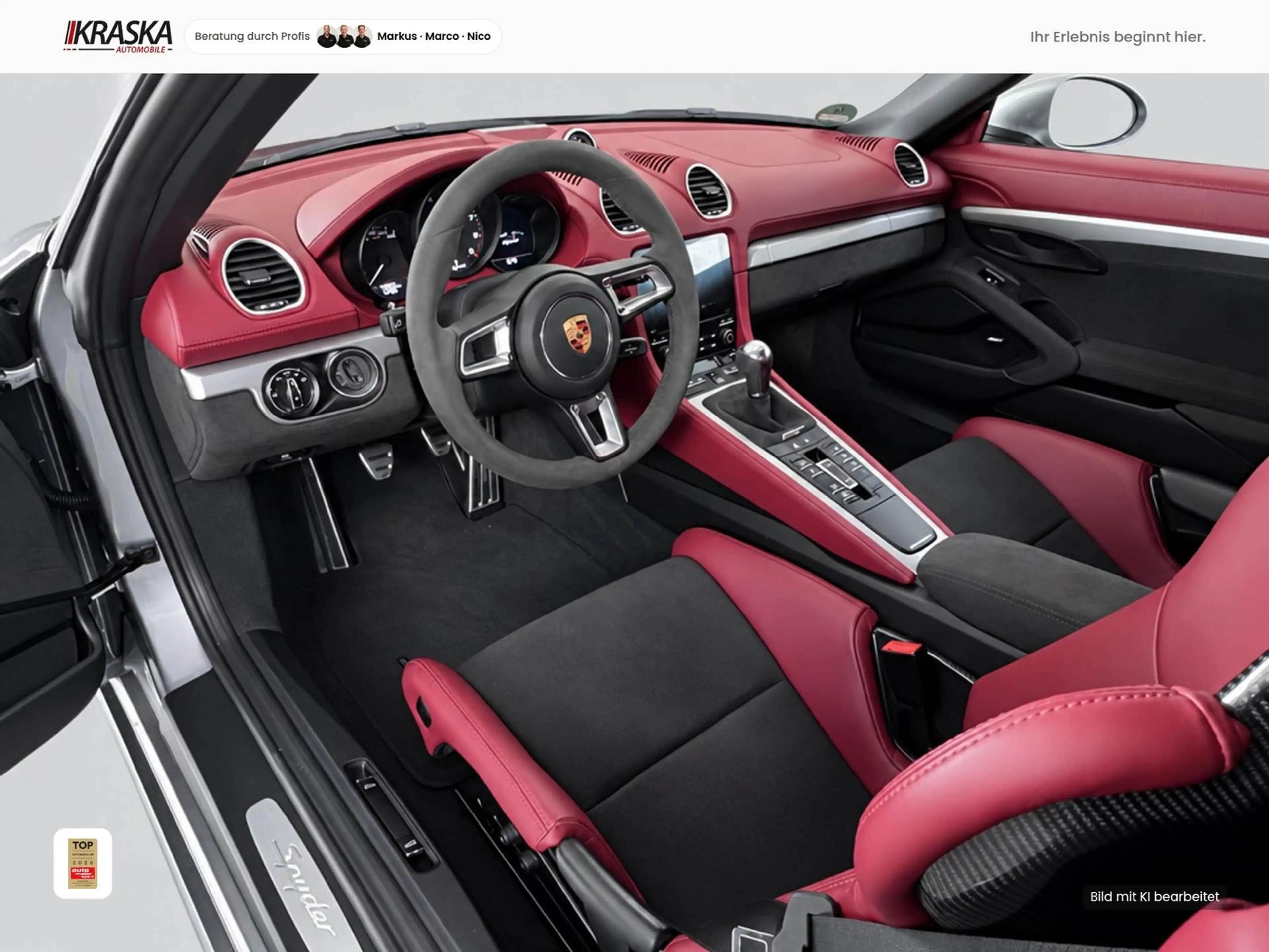 Porsche Boxster 4.0 Spyder VOLLSCHALE - CARPLAY - NAVI — photo 9