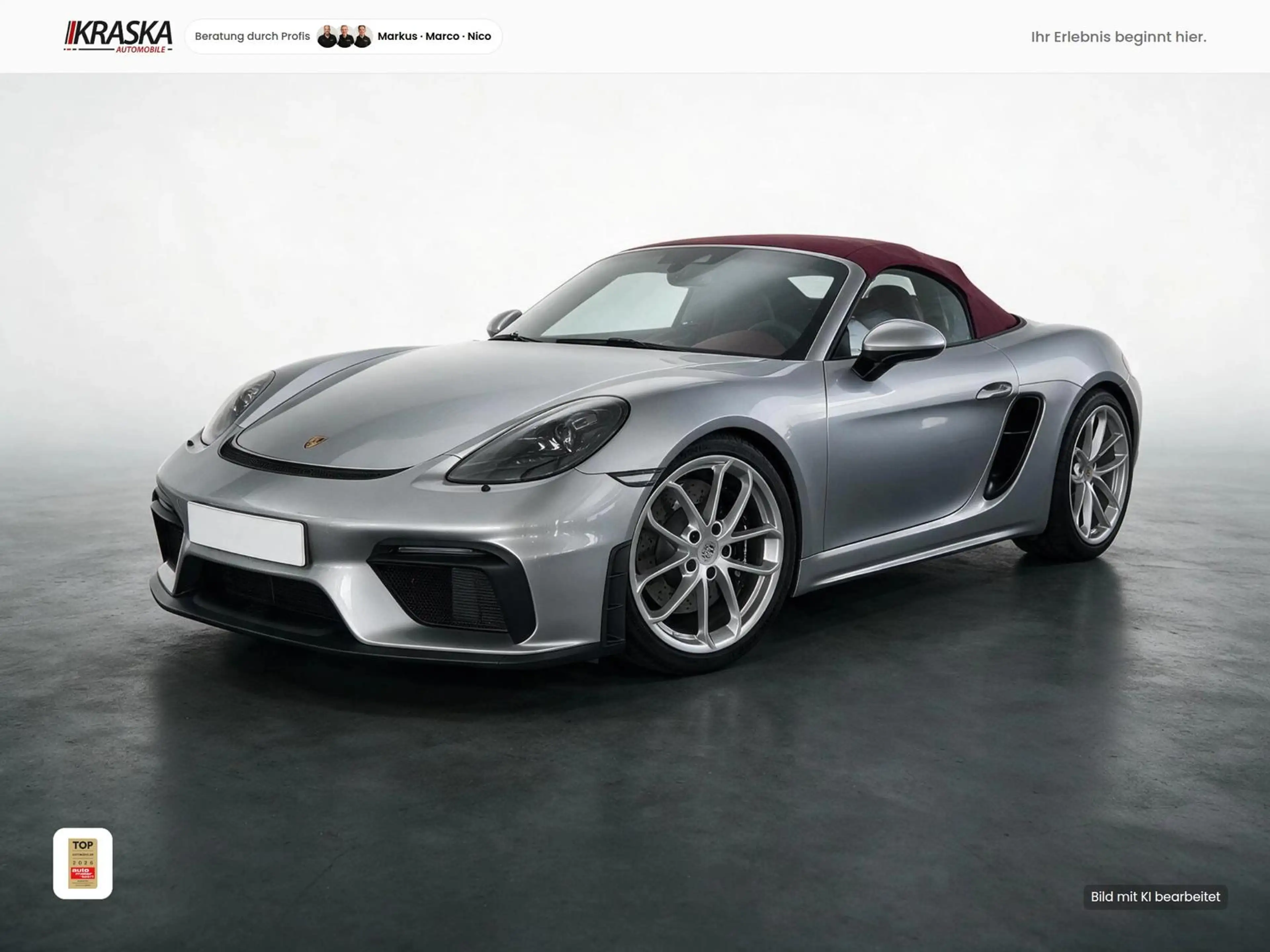 Porsche Boxster 4.0 Spyder VOLLSCHALE - CARPLAY - NAVI