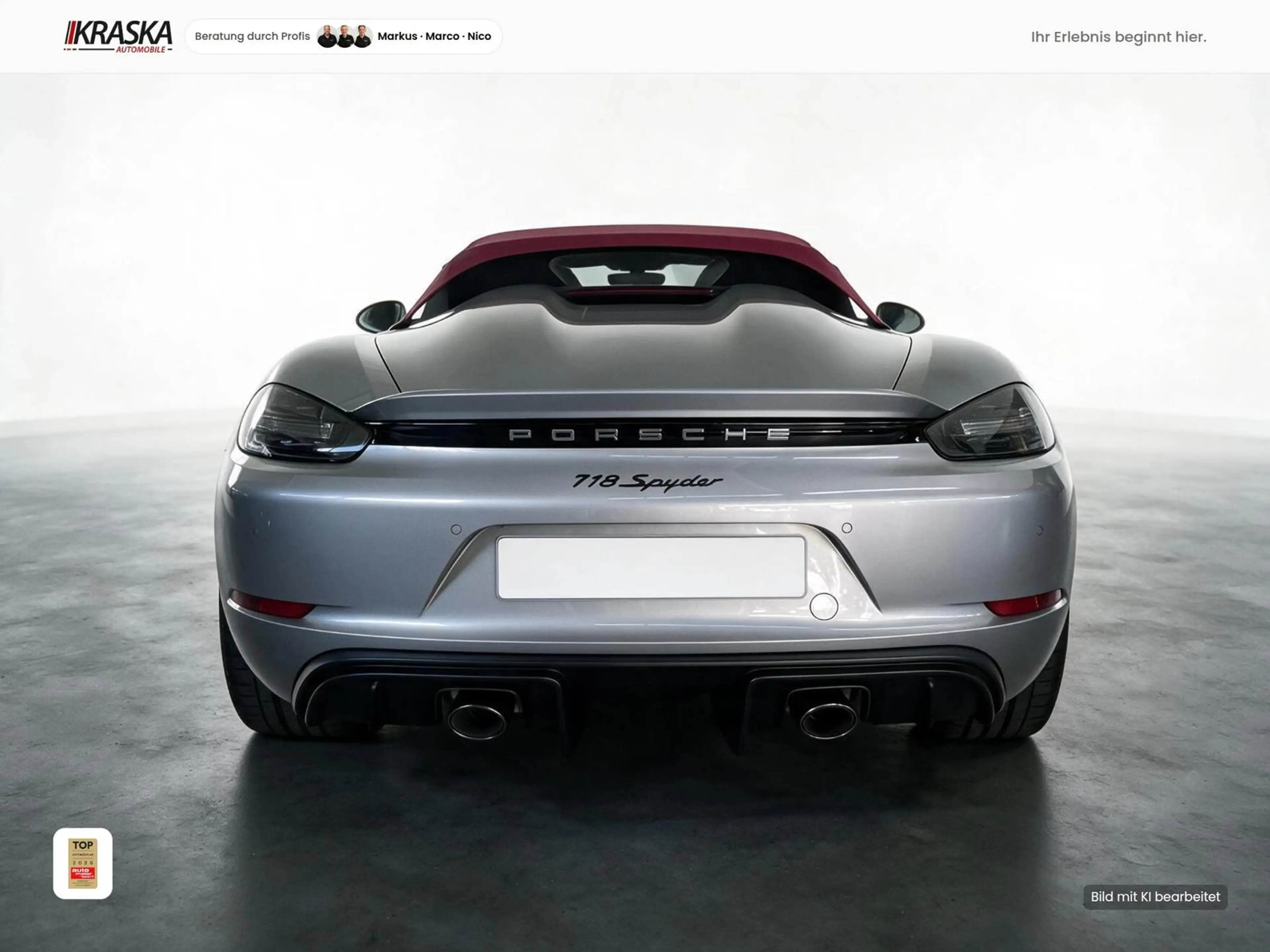 Porsche Boxster 4.0 Spyder VOLLSCHALE - CARPLAY - NAVI — photo 7