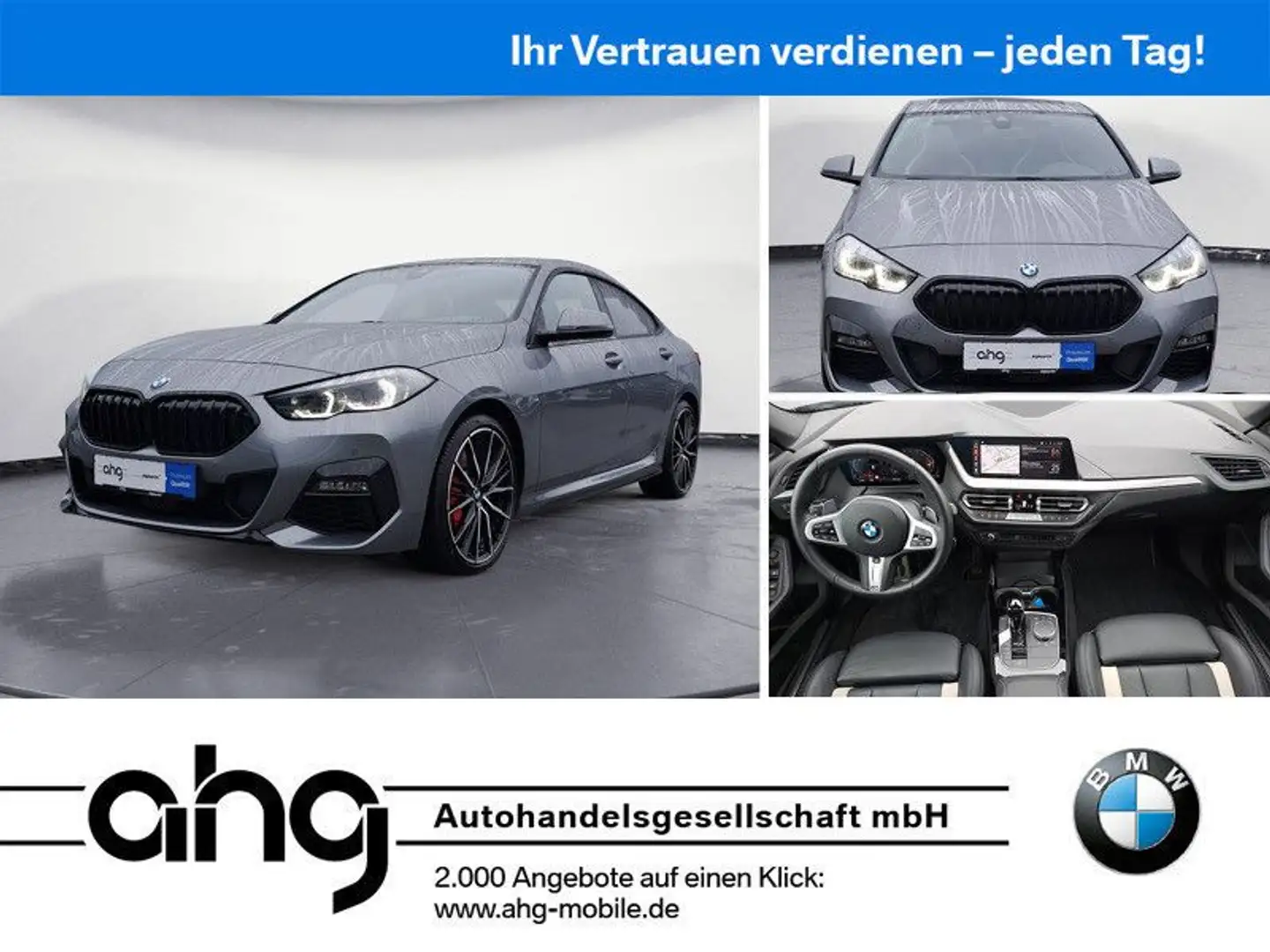 BMW Sonstige 220i Gran Coupe Edition Colorvision Navi Leder T Grau - 1
