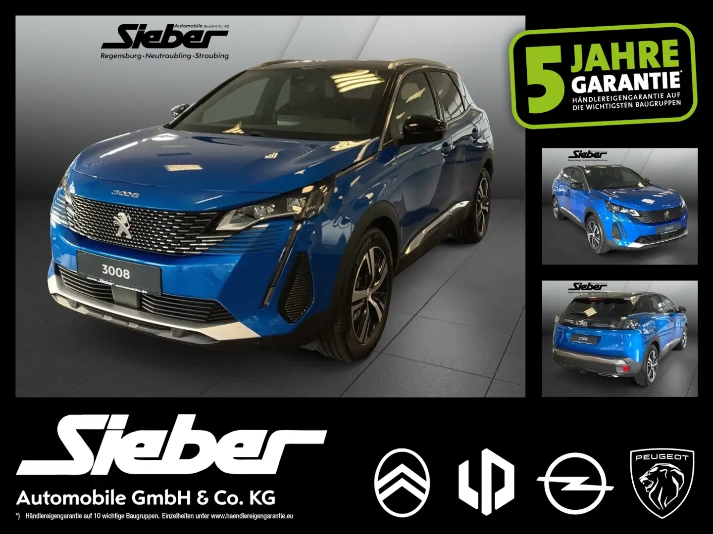 Peugeot 3008 Hybrid 225 (Plug-In) GT *elek. Heckklappe* Blau - 1