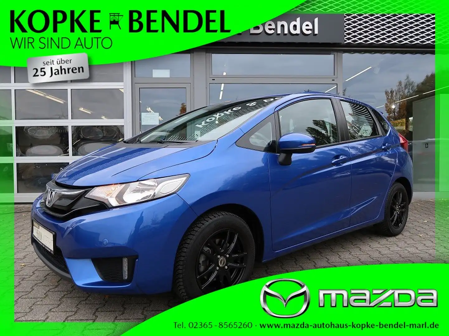 Honda Jazz Comfort*Allwetter*1.Damenhand*Scheckheftgepflegt* Blauw - 1