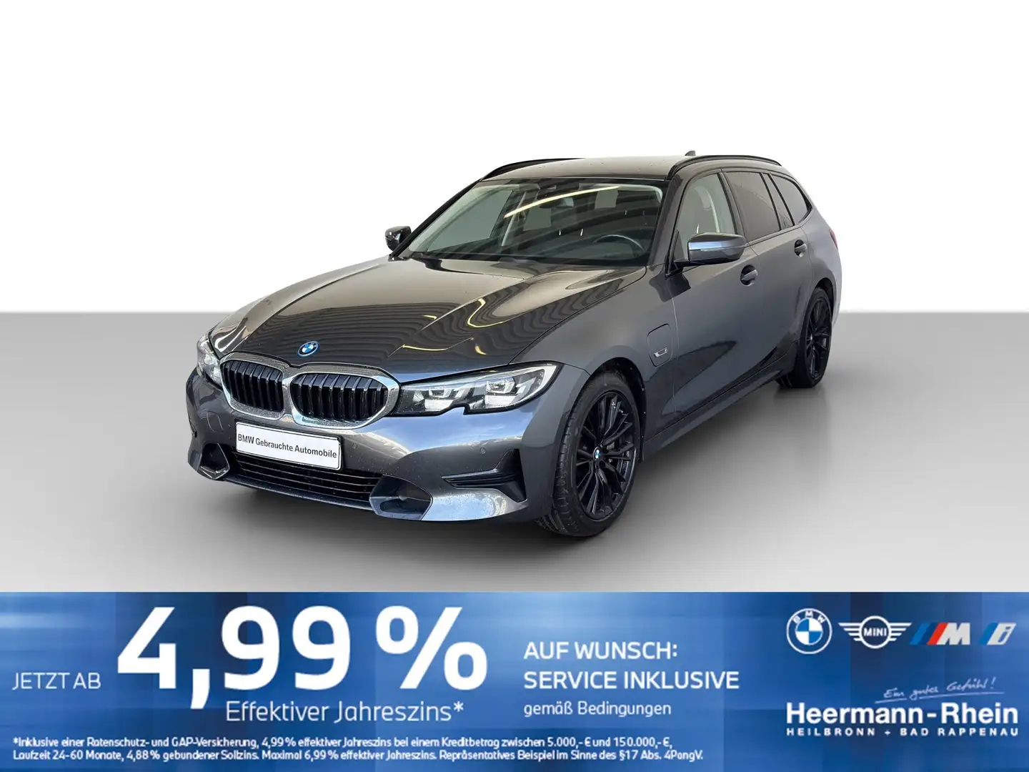 BMW 330 e Tour. Sport Line LiveCock.AHK.ParkAss.SHZ. Grau - 2