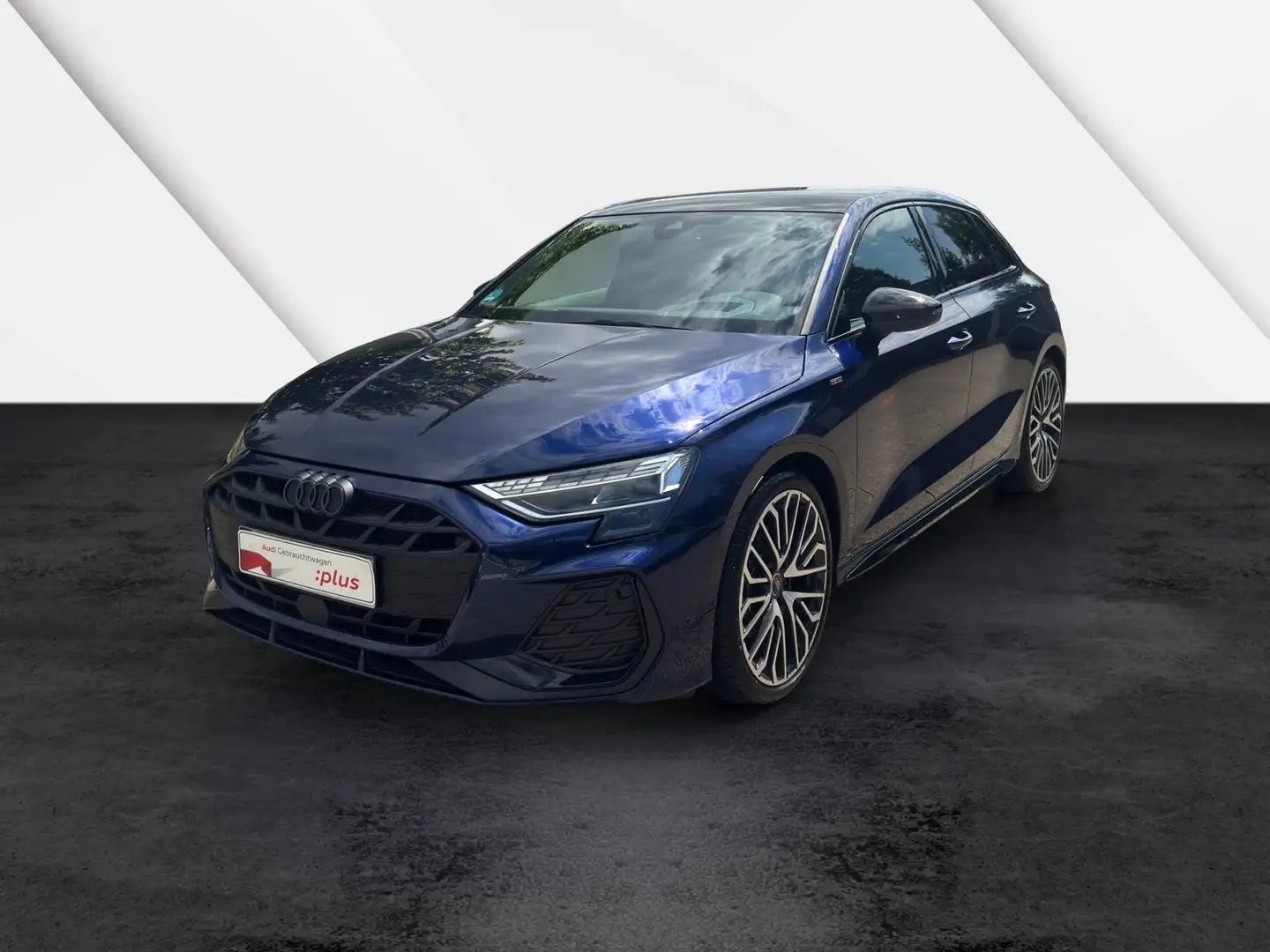 Audi A3 Sportback 35 TDI S line Black HuD MATRIX PANO Blau - 2