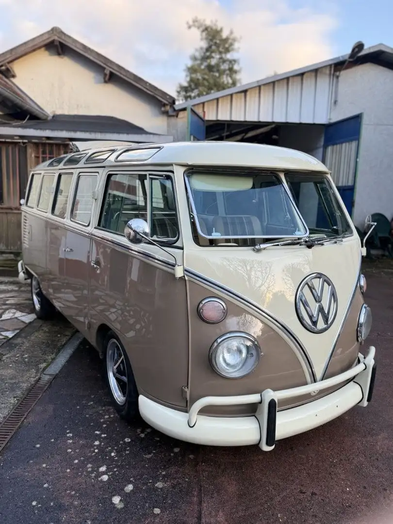 Volkswagen T1 T1 Replica Samba 23 Fenêtres Beige - 2