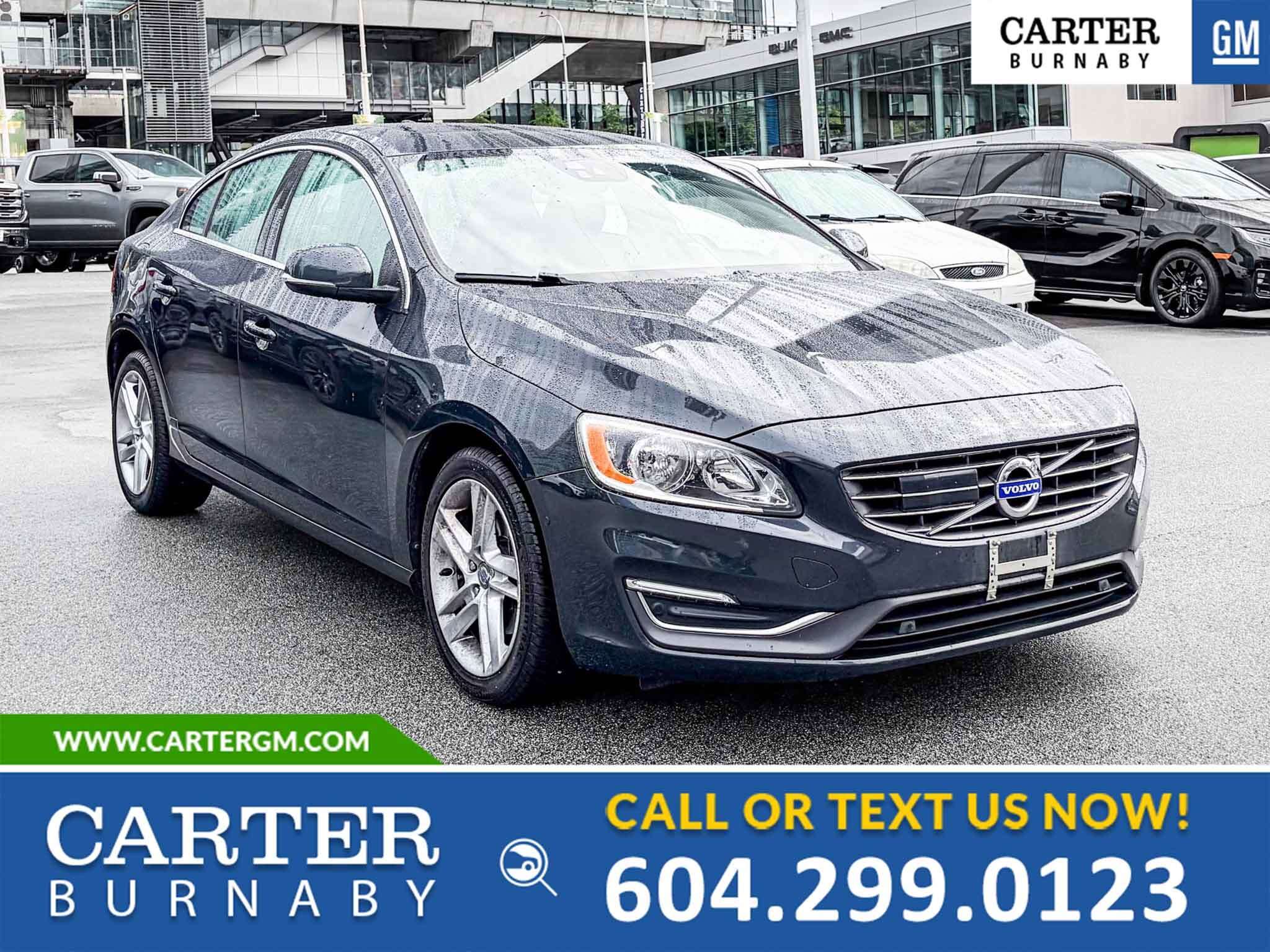 Gray 2015 Volvo S60 Sedan Front-Wheel Drive 8-Speed Automatic