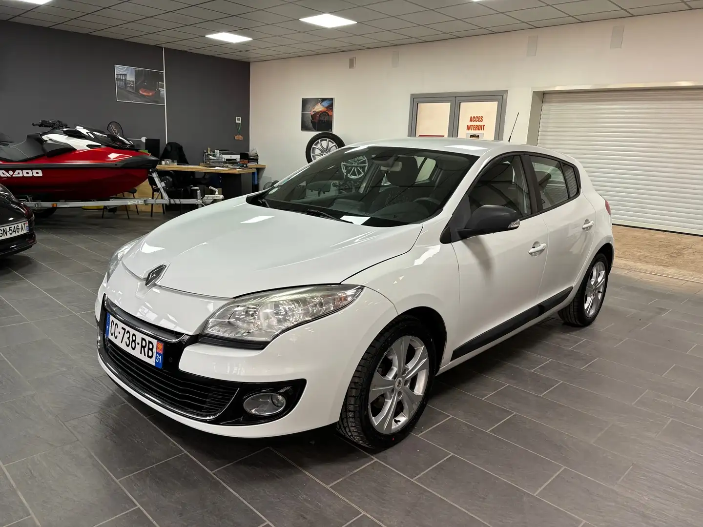 Renault Megane 1.5 DCI 110CH FAP BUSINESS EDC ECO² Blanc - 1