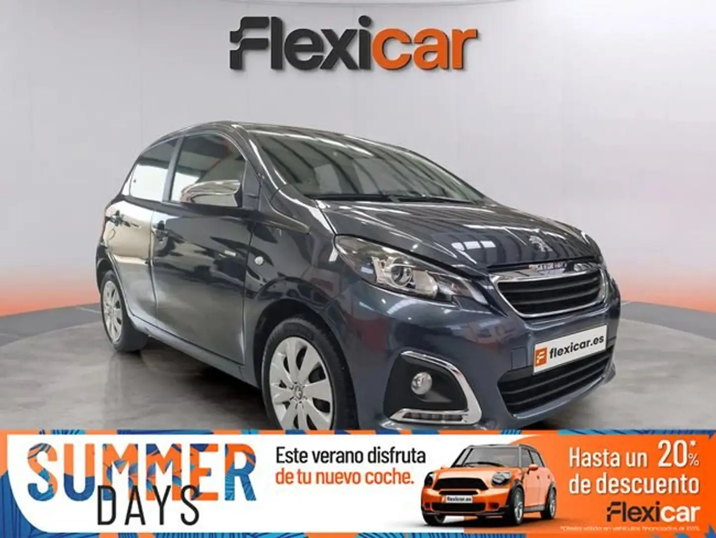 Peugeot 108 Active+VTi+52kW+%2872CV%29 Gris - 1