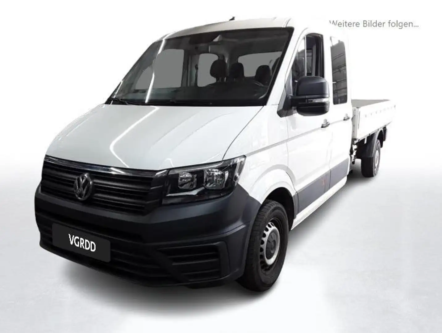 Volkswagen Crafter Pritsche 35 DoKa LR STH AHZV RADIO Weiß - 2
