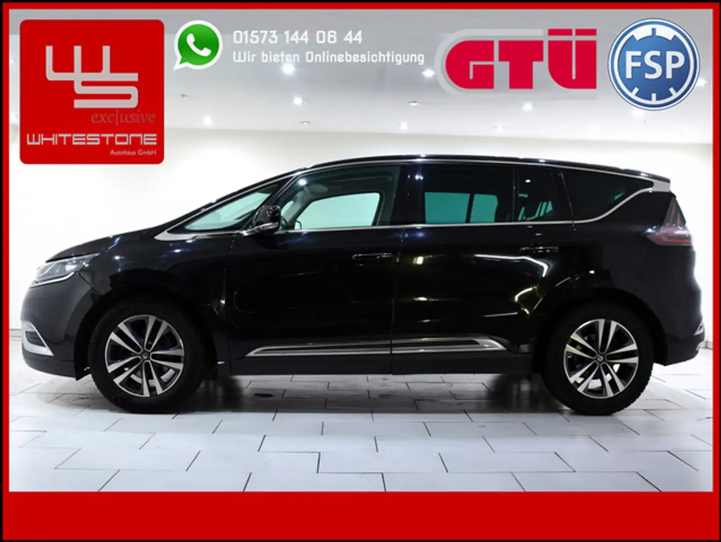 Renault Espace V Aut / 7 Sitze / Leder / Panorama / AHK Zwart - 1