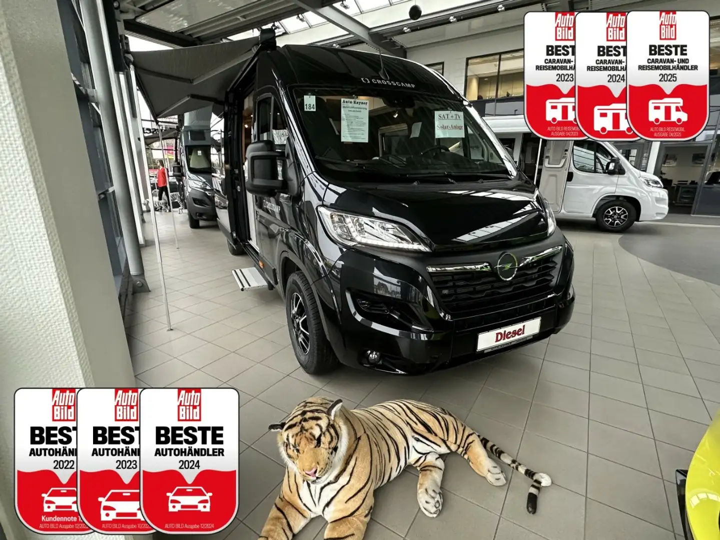 Crosscamp CV Full 640 +121kw+Assist+TV+Solar+AHK+Kamera+ Negro - 1