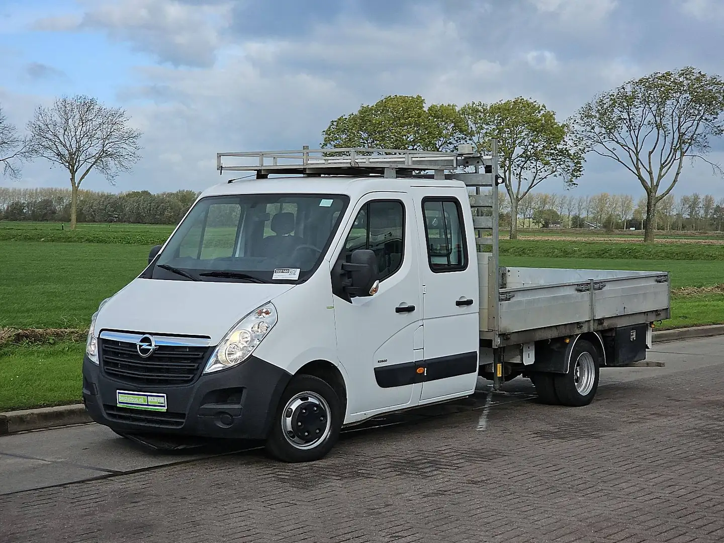 Opel Movano 2.3 ac laadkraan EURO6 Wit - 2