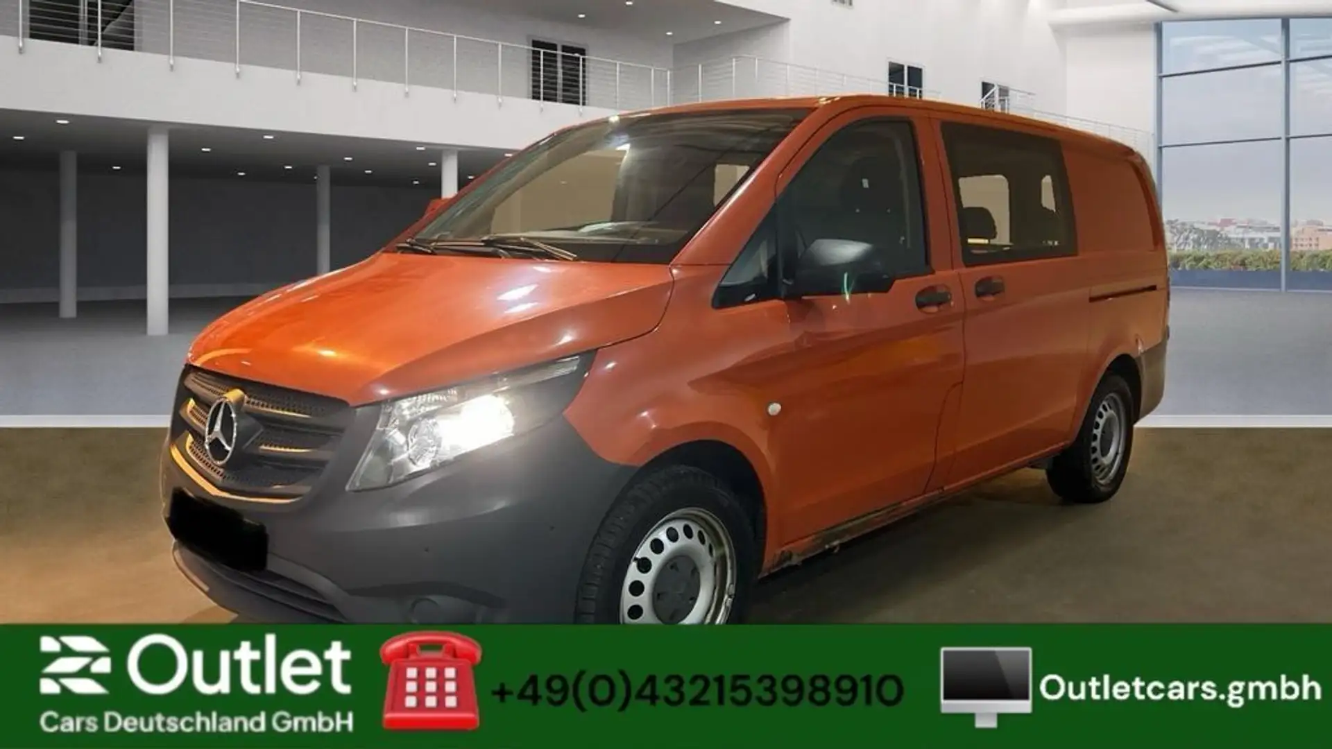Mercedes-Benz Vito Kasten Lang 114 CDI 4x4 Aut. Rot - 1