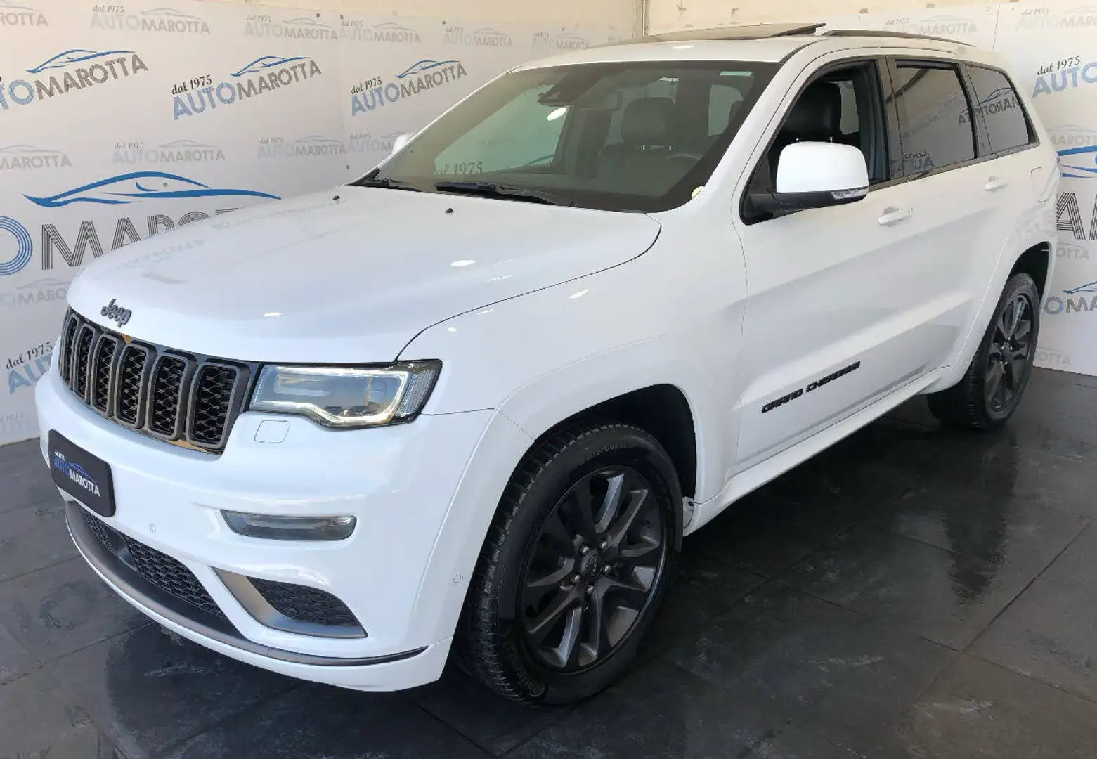 Jeep Grand Cherokee 3.0 V6 S Model 250cv auto TETTO! PELLE! Blanc - 1
