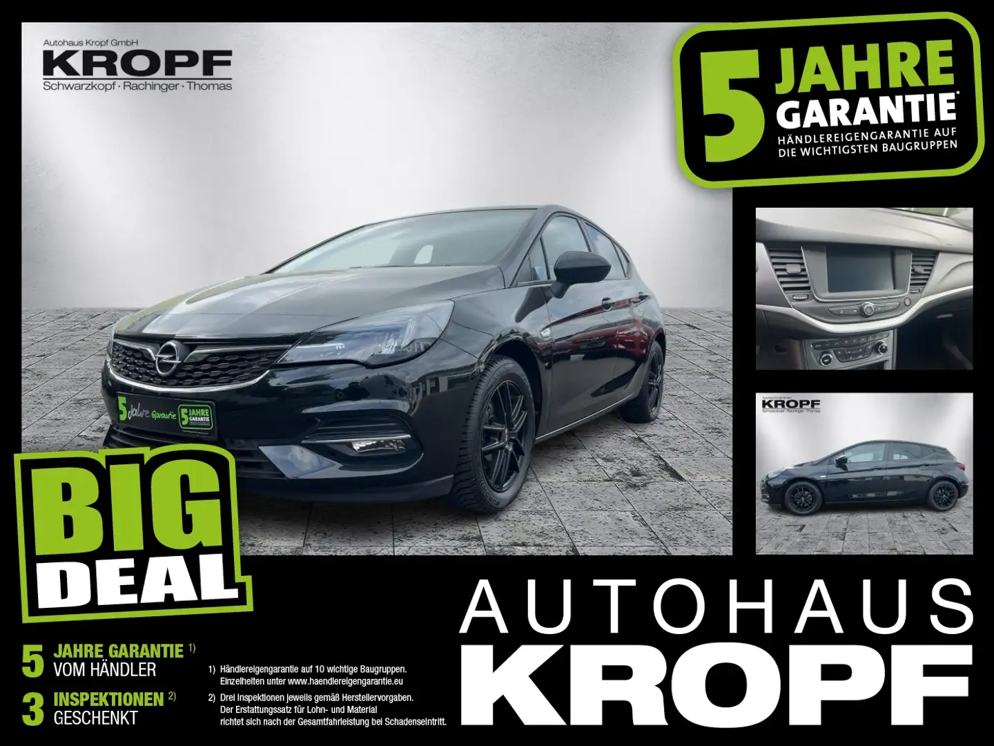 Opel Astra K 1.2 Turbo Edition Navi / Rückfahrkamera Negro - 1