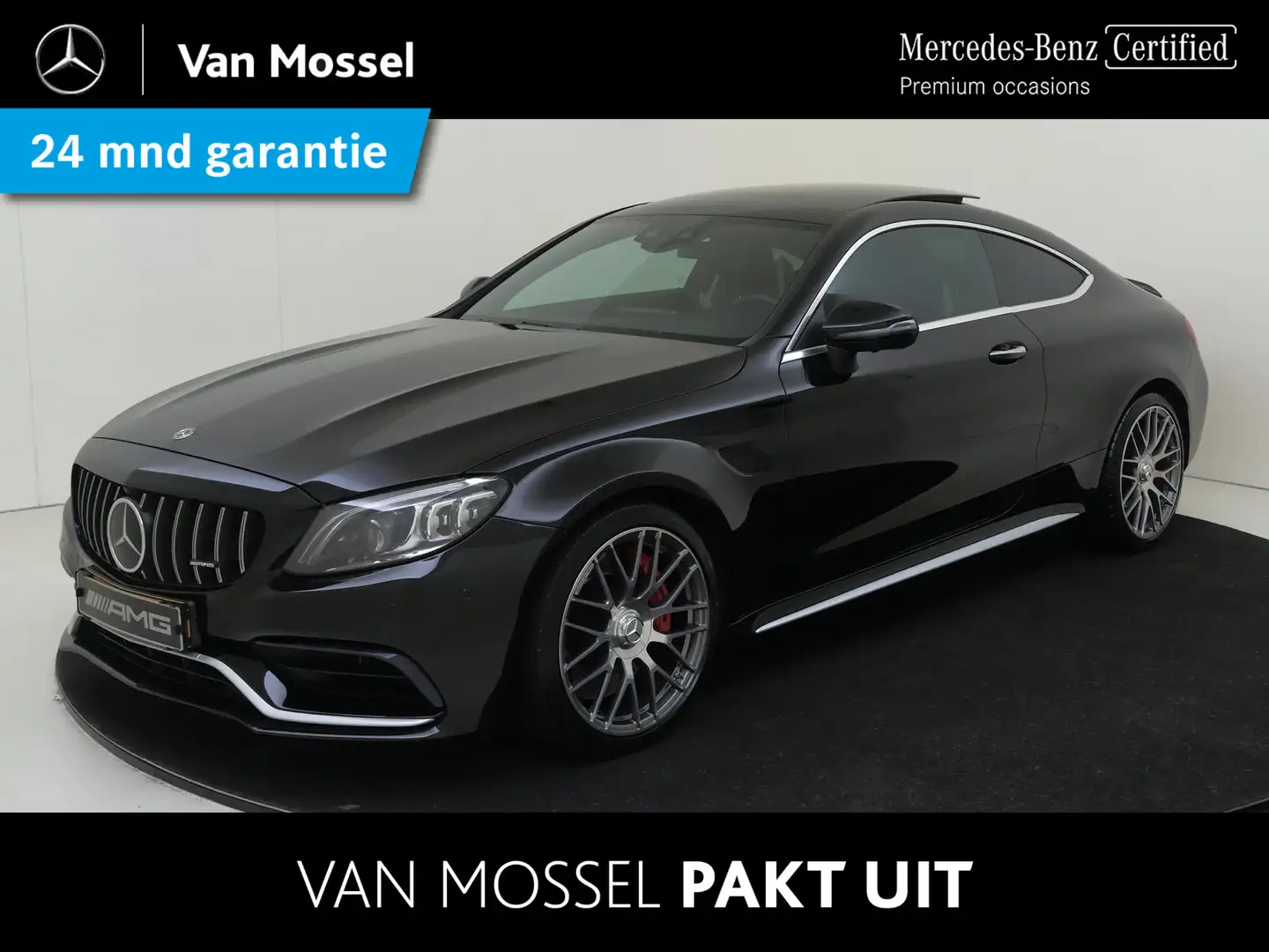 Mercedes-Benz C 63 AMG Coupé / Panoramadak/ Rijassistentiepakket/ Carbon/ Schwarz - 1