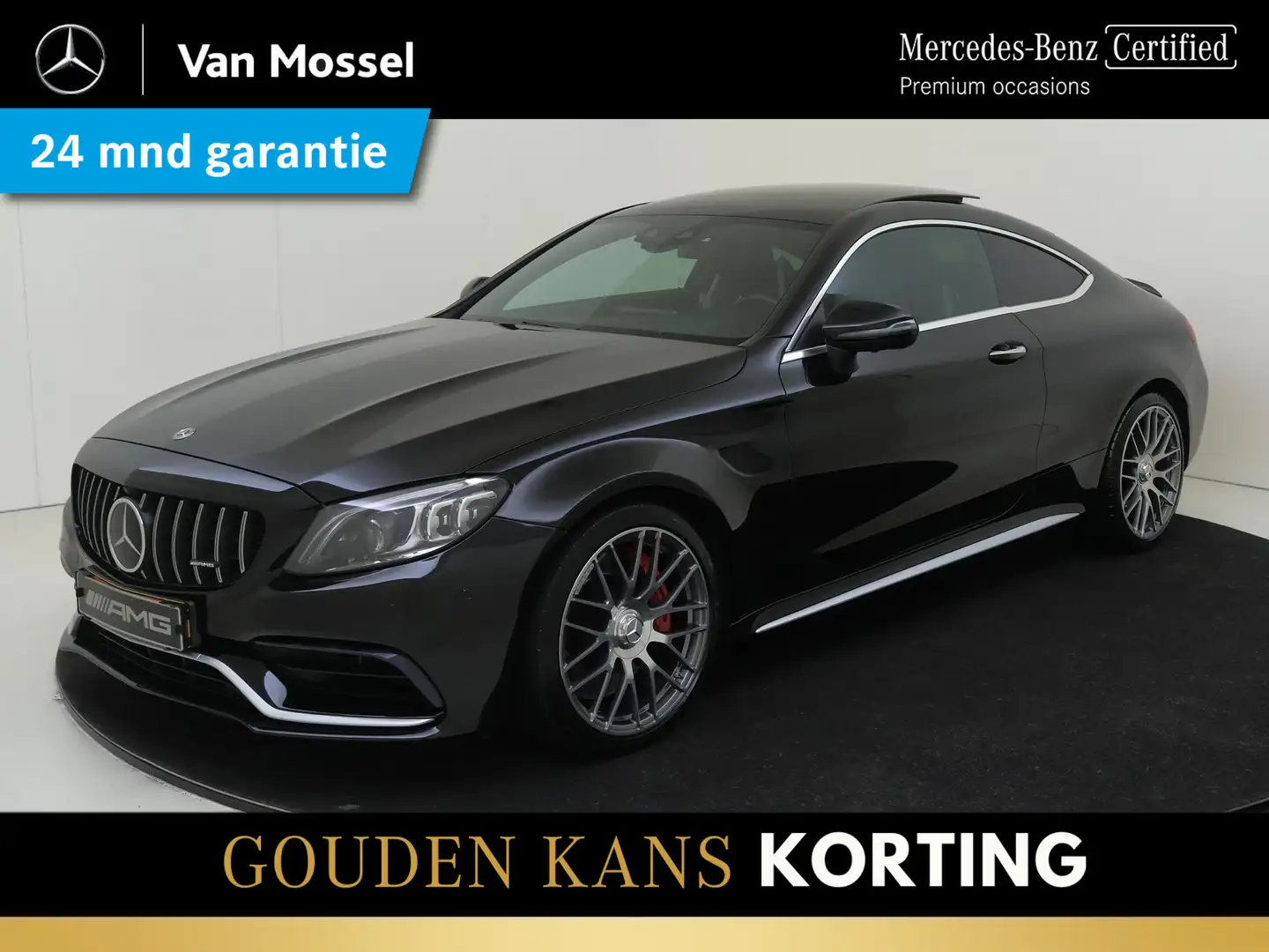 Mercedes-Benz C 63 AMG Coupé / Panoramadak/ Rijassistentiepakket/ Carbon/ Noir - 1