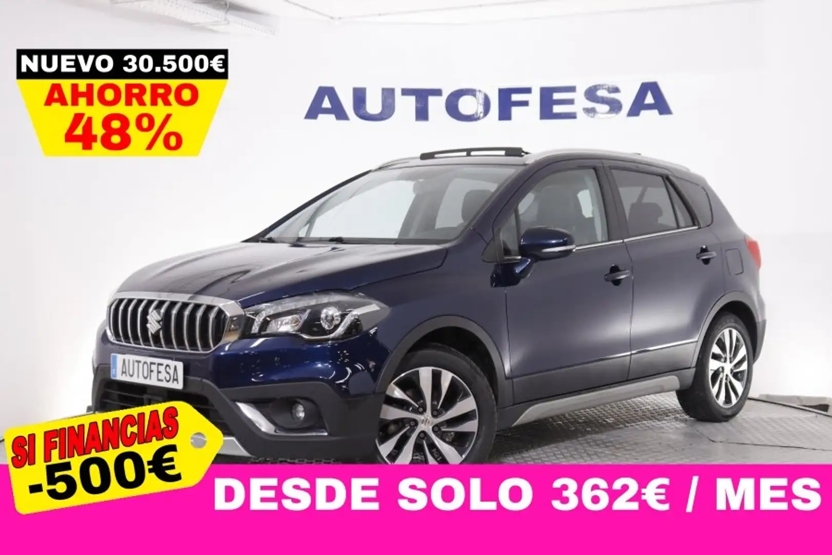 Suzuki SX4 S-CROSS 1.4T GLX 4WD 140cv 5P # TECHO ELEC PANORAM Negro - 1