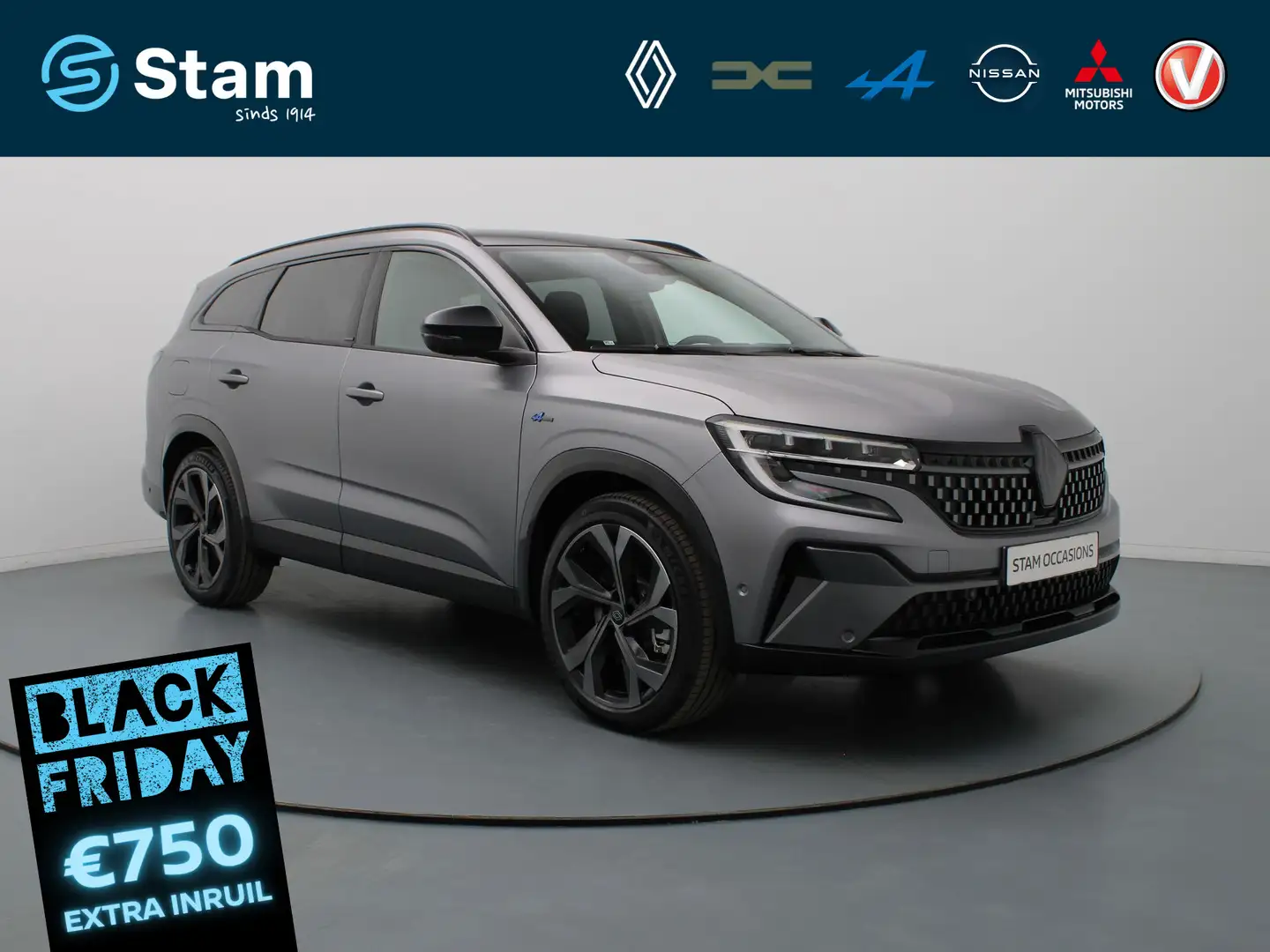 Renault Espace E-Tech Hybrid 200pk esprit Alpine 7p. 360° Camera Gris - 1