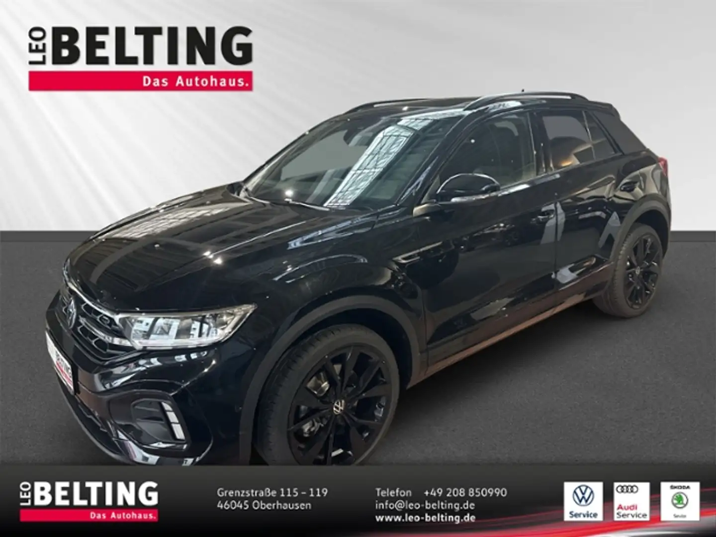 Volkswagen T-Roc R-Line 1.5 TSI DSG BlackStyle Pano Kamera Easy Op Zwart - 1