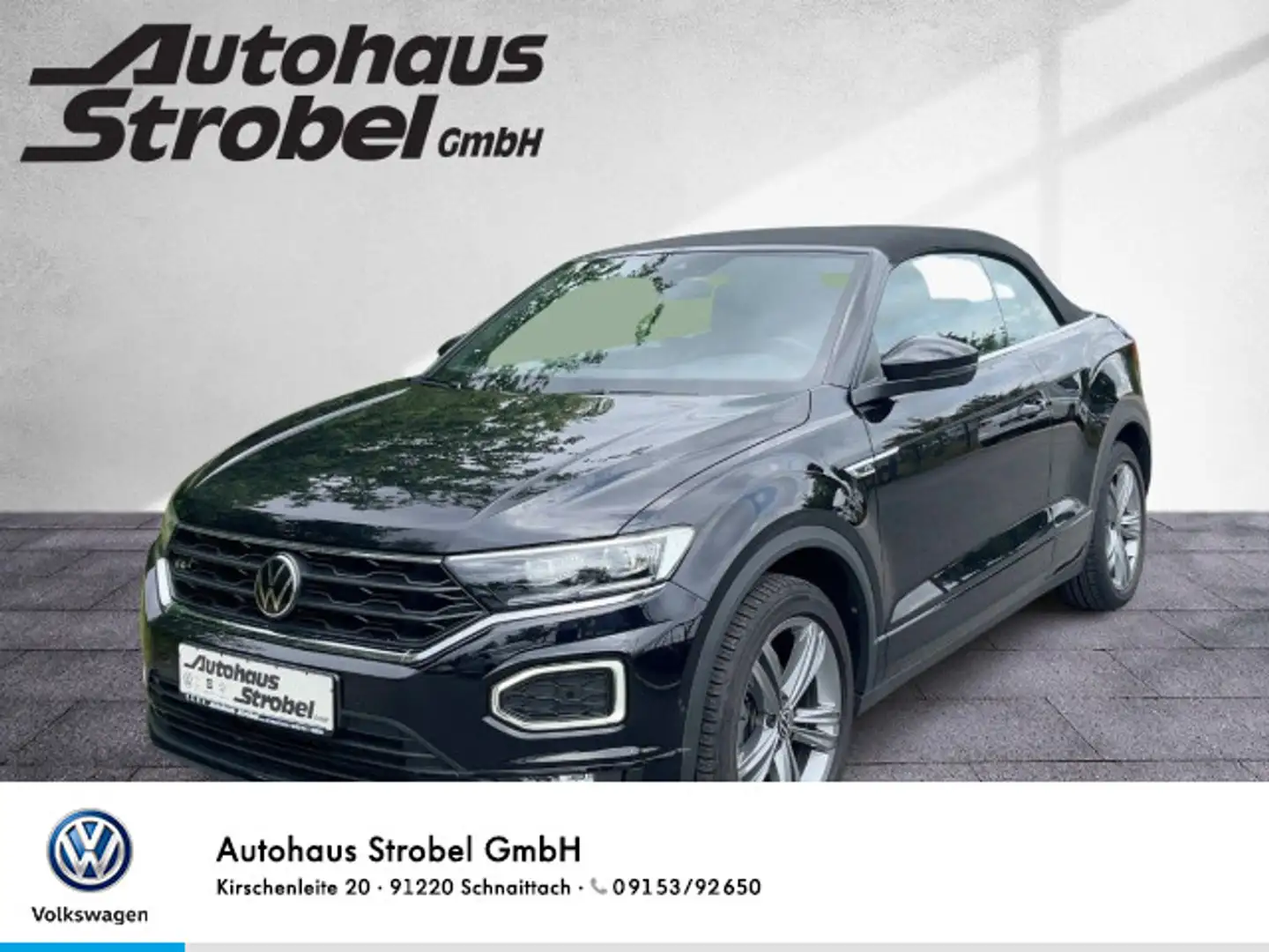 Volkswagen T-Roc 1.5 TSI DSG R-Line ACC LED Navi Schwarz - 1