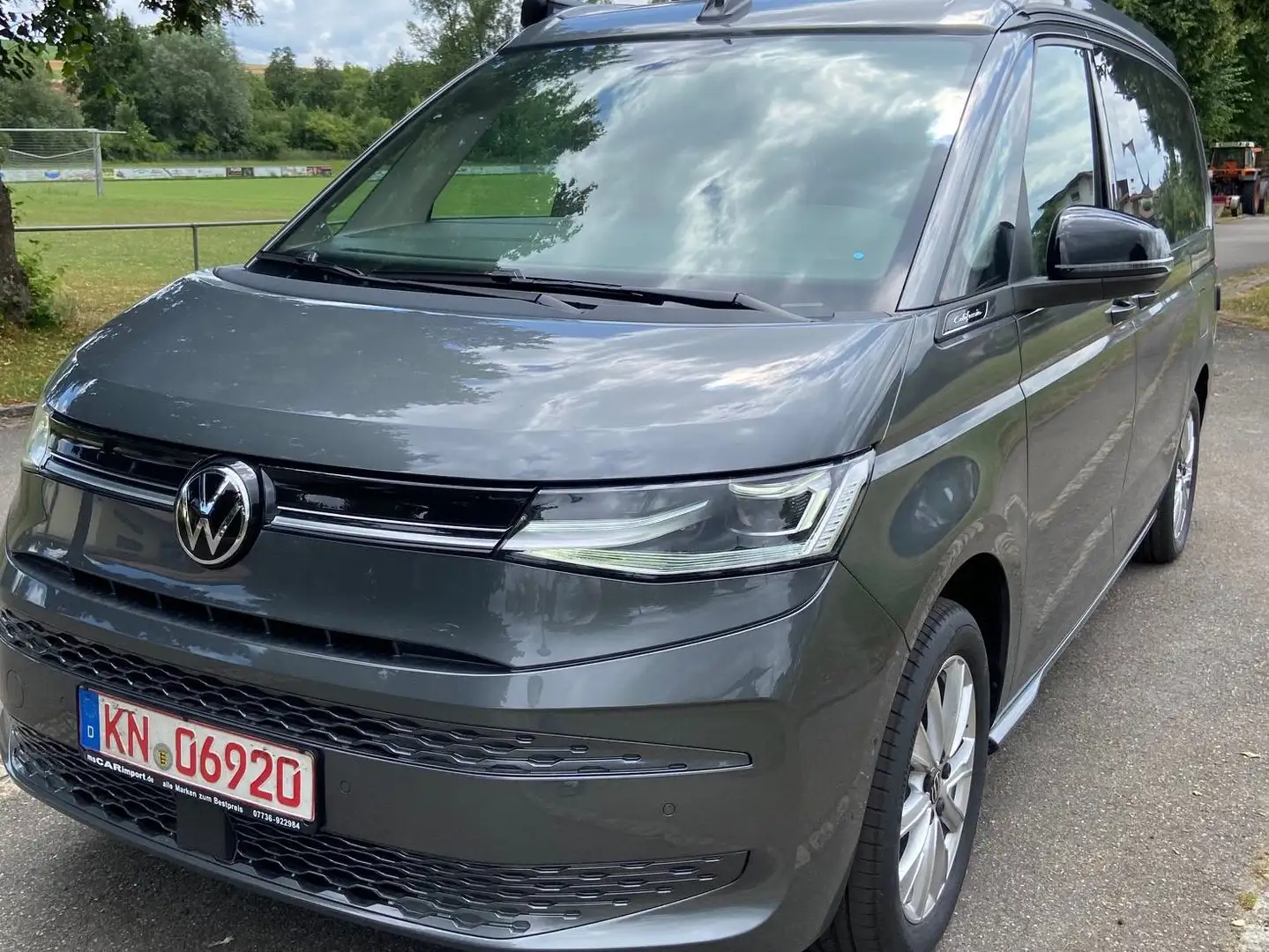 Volkswagen T7 California OceanElektHchDach 18Z,Dusche, TravelAs,Matrix,Park Gris - 1