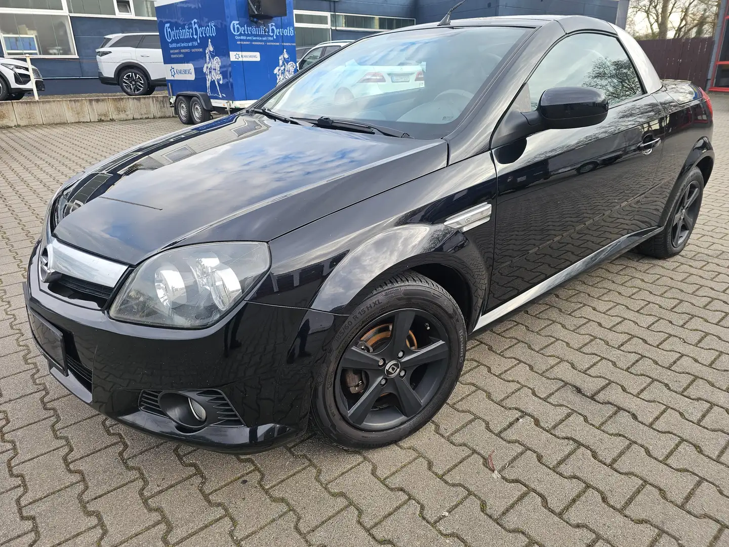 Opel Tigra Tigra Twin Top1.8 Sport,Cabrio,Klima,Leder,Tüv Negro - 2