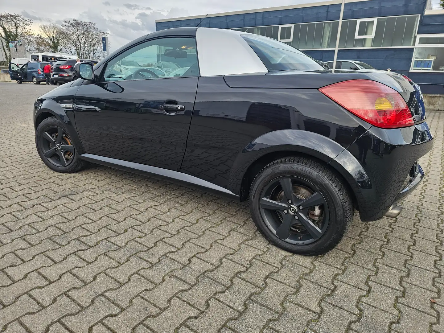 Opel Tigra Tigra Twin Top1.8 Sport,Cabrio,Klima,Leder,Tüv Negro - 1