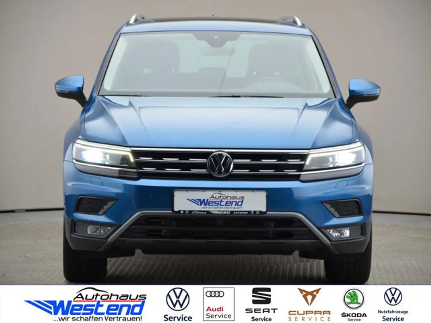 Volkswagen Tiguan Highline 2.0l TSI 132kW DSG 4M LED Navi Klima Blau - 1