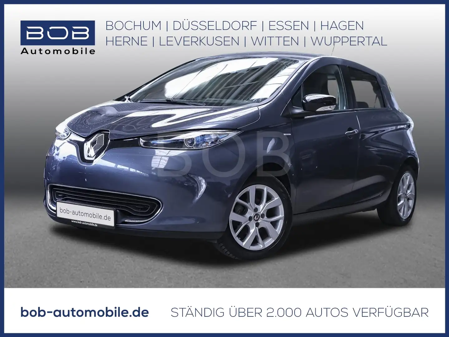 Renault ZOE Z.E.40 Batteriemiete NAVI SHZ PDC Keyless Grau - 1