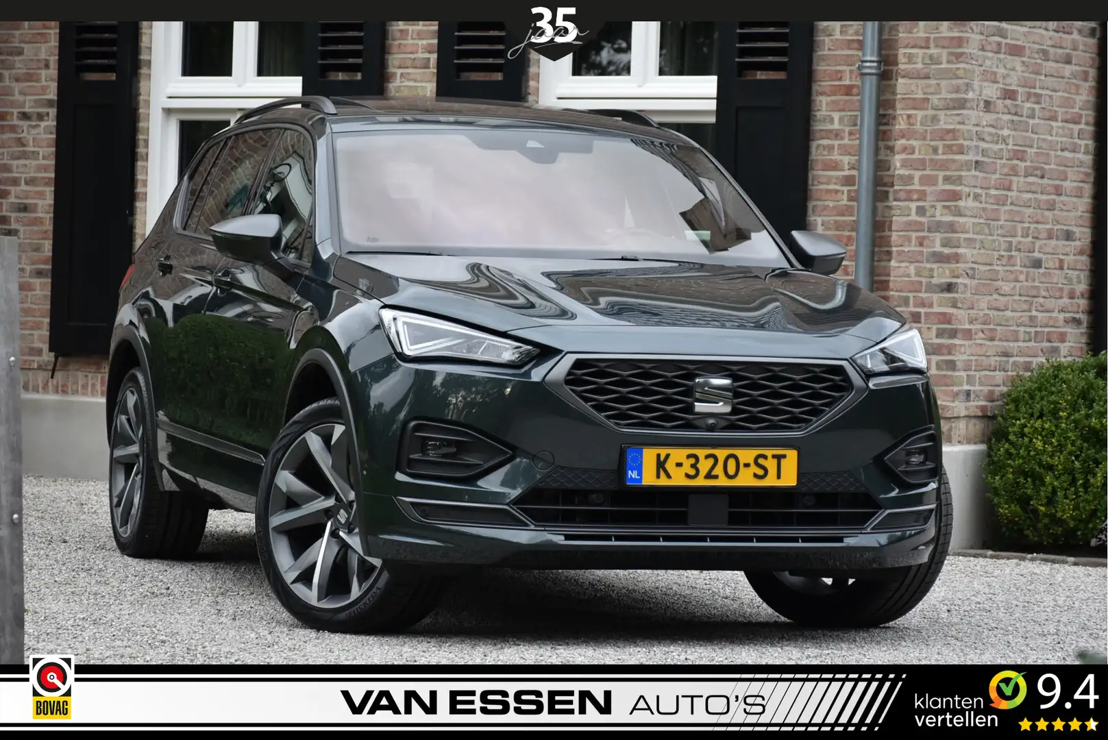 SEAT Tarraco 1.5 TSI FR 7Persoons DSG Pano Trekhaak Navi Carpla Groen - 1