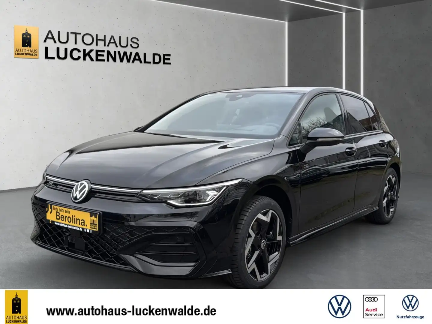 Volkswagen Golf VIII 1.5 eTSI R-Line DSG *LED+*NAV*HuD*ACC* Schwarz - 2