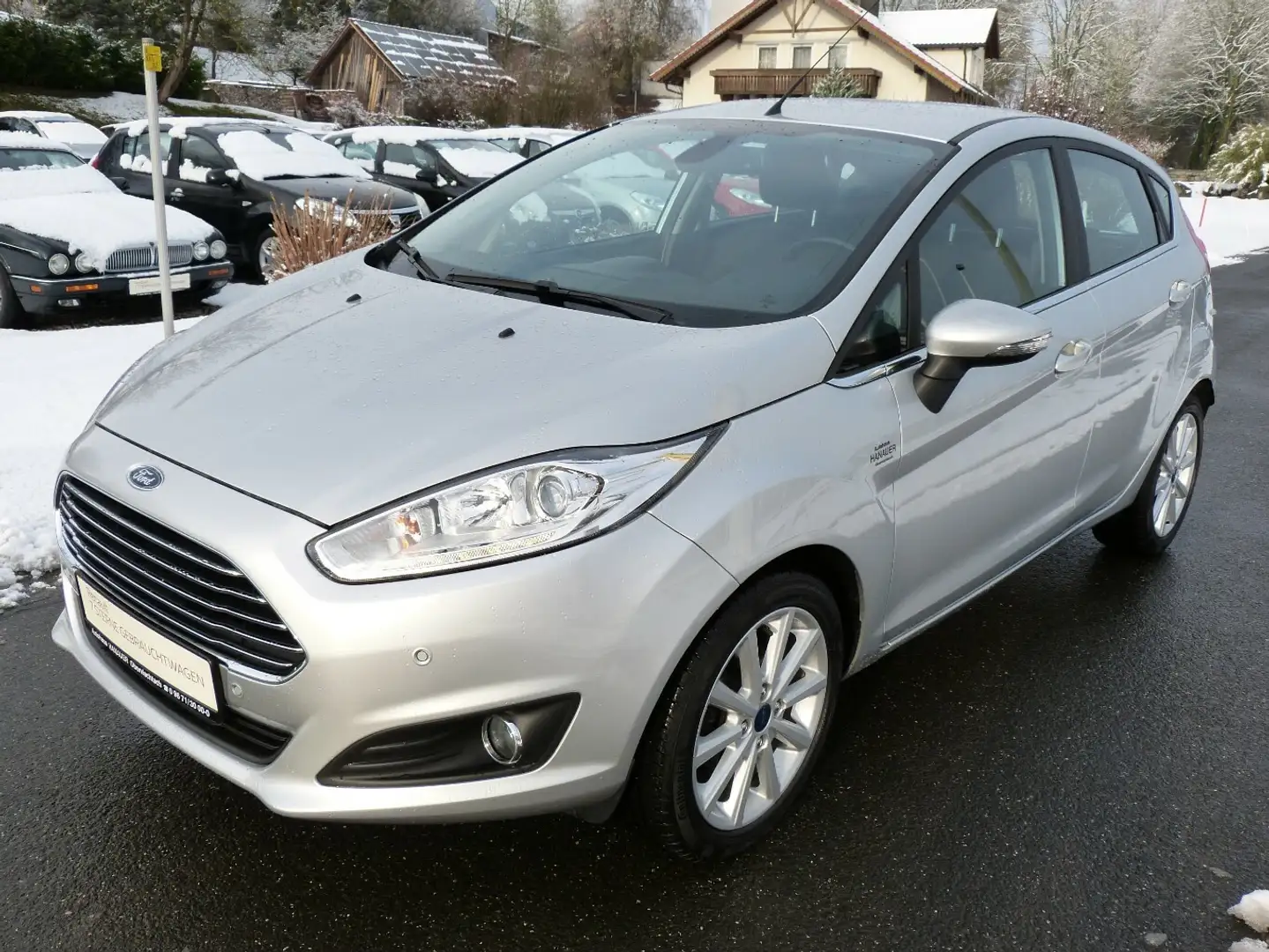 Ford Fiesta Titanium EcoBoost 1.0[SHZ/PDC/ALU] Silber - 1