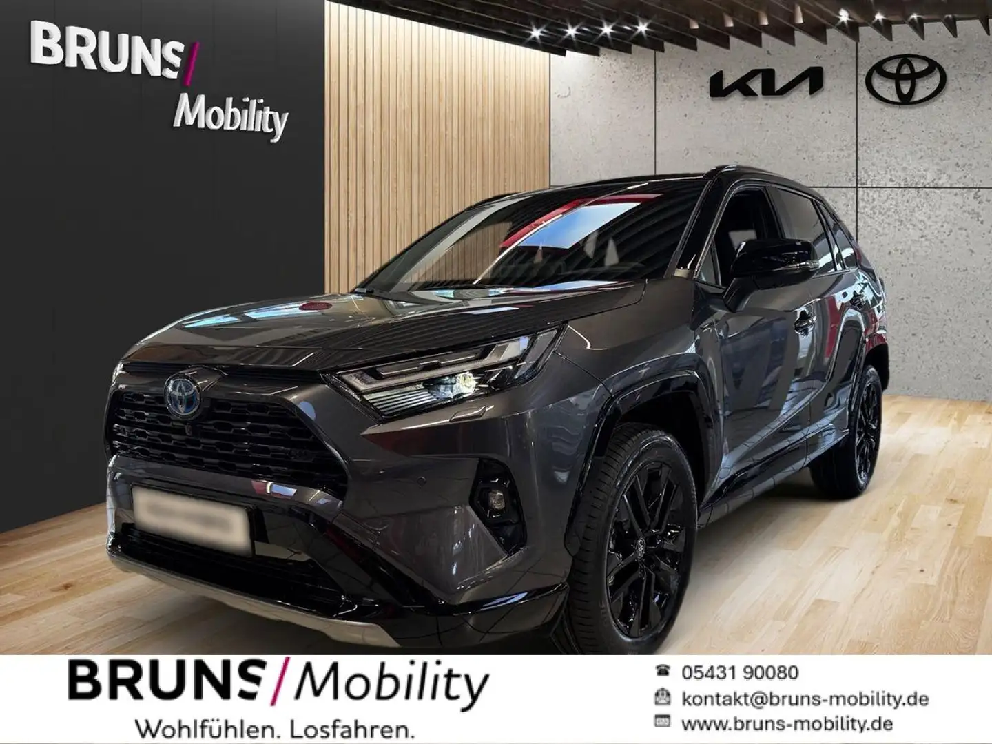 Toyota RAV 4 2.5 Hybrid 4x4 Style Navi JBL 360-Kamera Šedá - 1