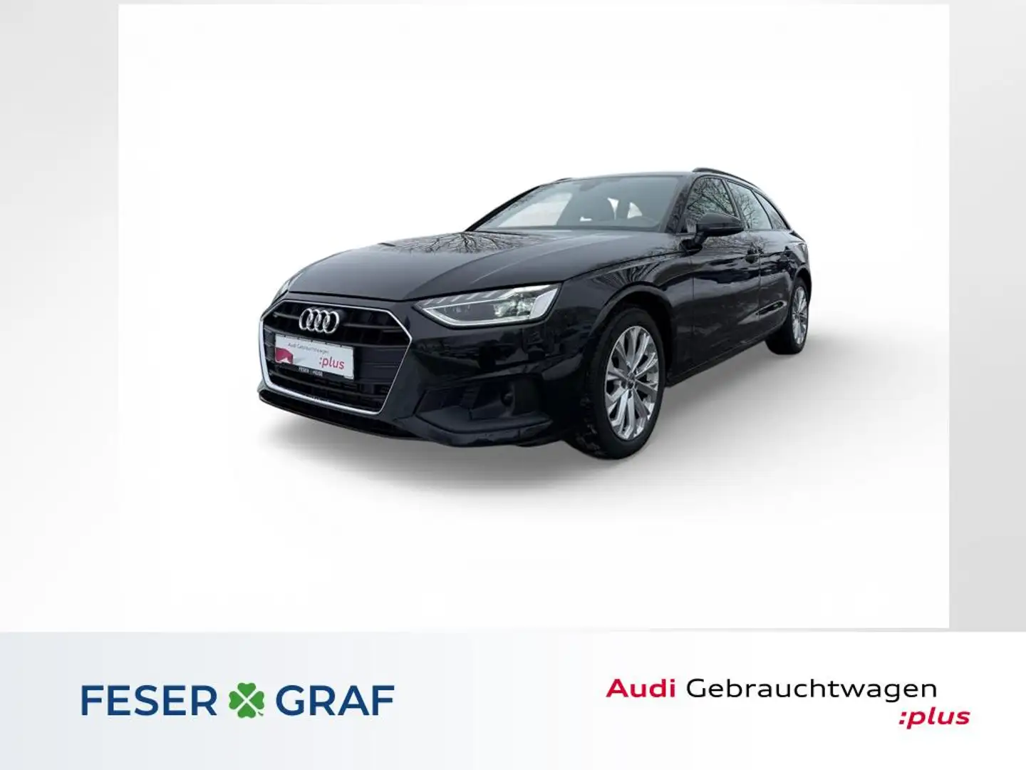 Audi A4 Avant 35 TFSI LED/Navi+/VC+/AHK/SHZ Schwarz - 1