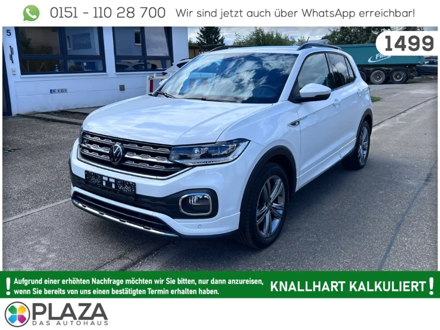 Volkswagen T-Cross 1.5TSI DSG R-line DCP ACC NAVI LED RFK Blanco - 1