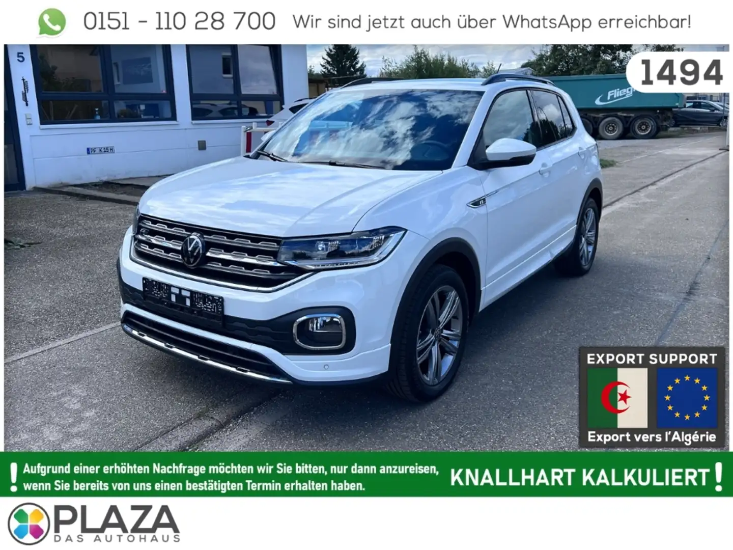 Volkswagen T-Cross 1.5TSI DSG R-line DCP ACC NAVI LED RFK Blanc - 1