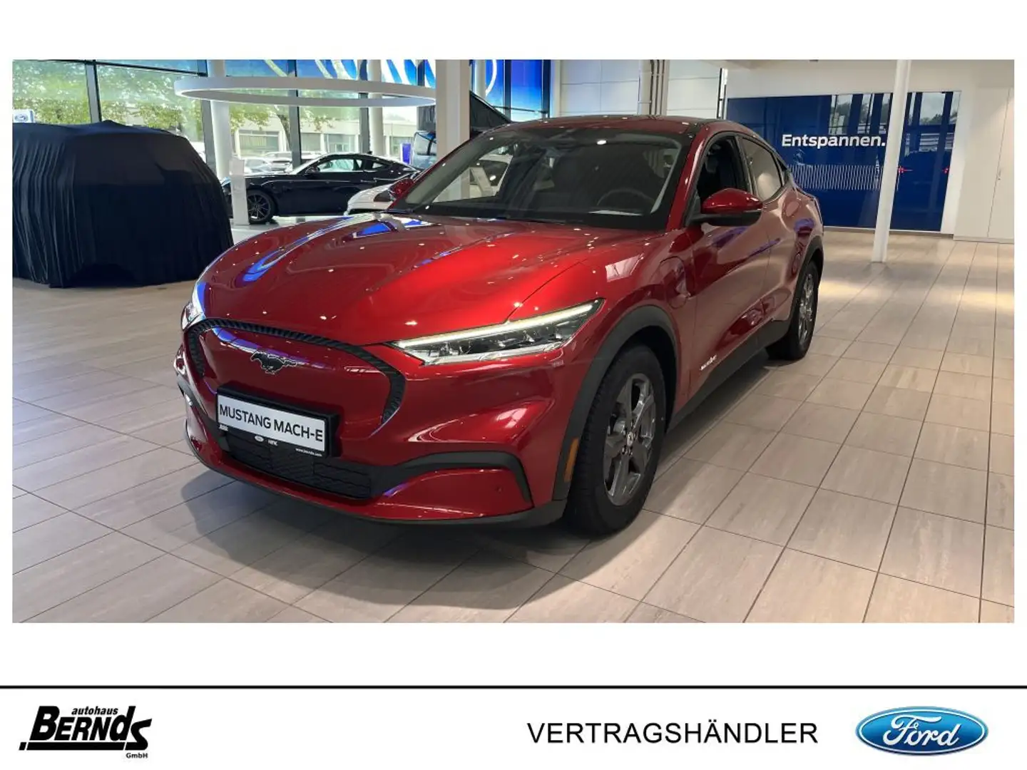 Ford Mustang Mach-E NAVI 360° + R-KAMERA PARK-PILOT KLIMAAUTO. ISOFIX Roşu - 1