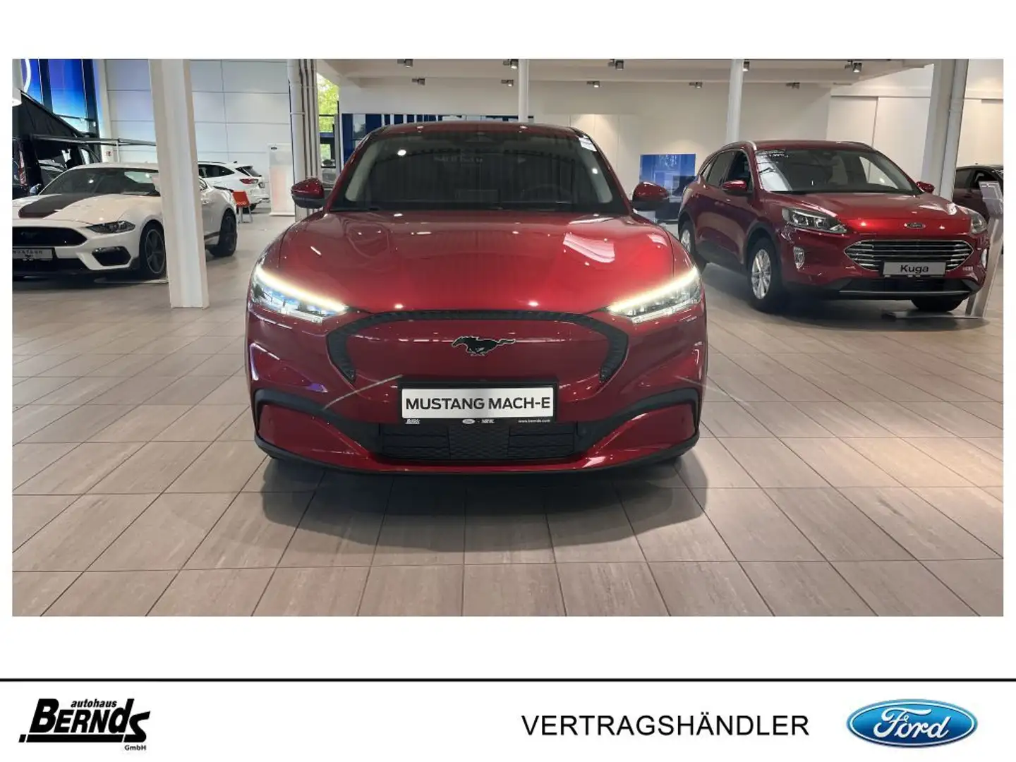 Ford Mustang Mach-E NAVI 360° + R-KAMERA PARK-PILOT KLIMAAUTO. ISOFIX Roşu - 2