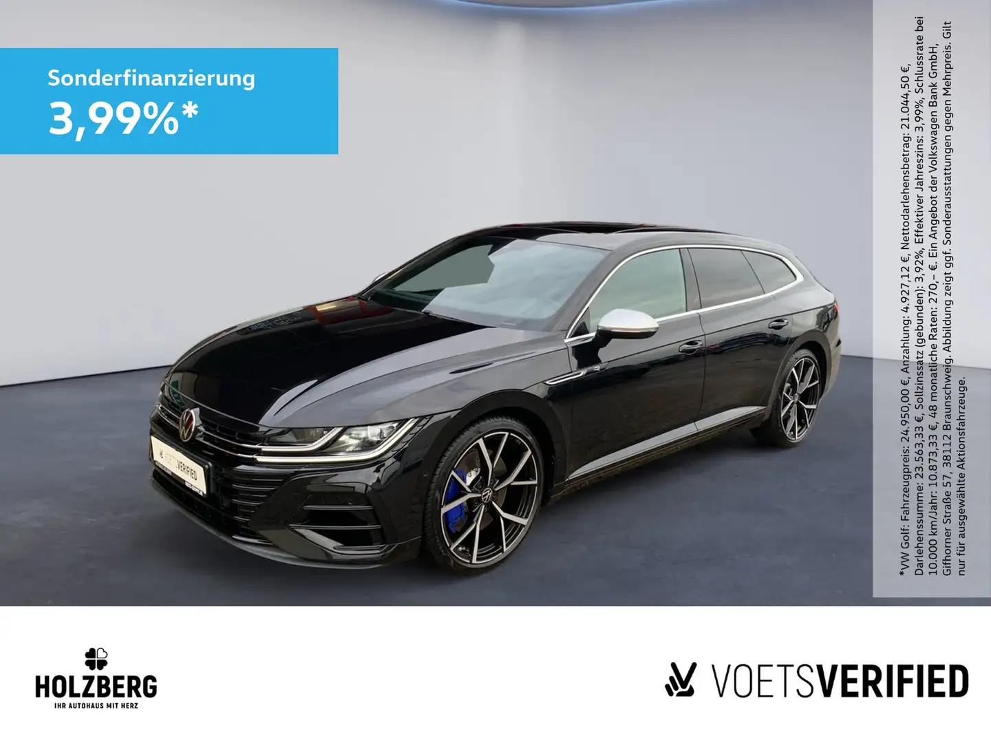 Volkswagen Arteon 2.0 TSI Shooting Brake R 4Motion NAVI+PANO+AHK Schwarz - 1