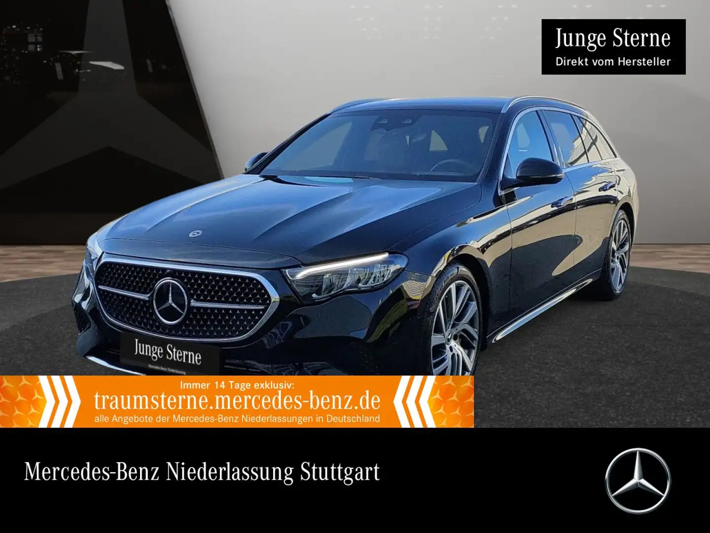 Mercedes-Benz E 300 de T 4M Avantgarde Fahrass Burmester Distr. Zwart - 1