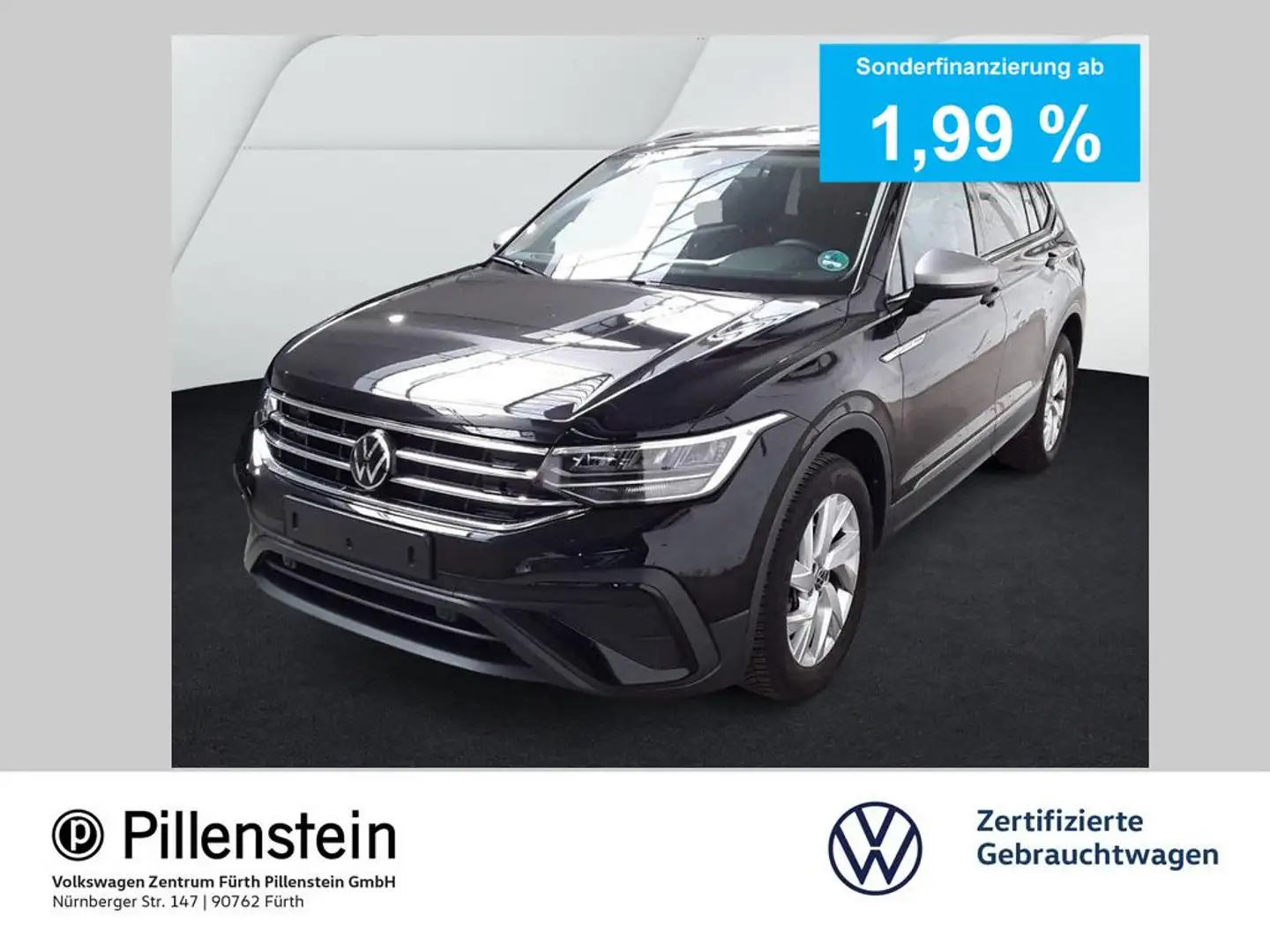 Volkswagen Tiguan Allspace LIFE 1.5 TSI DSG 7-SITZE AHK NAVI ACC SHZ Noir - 1